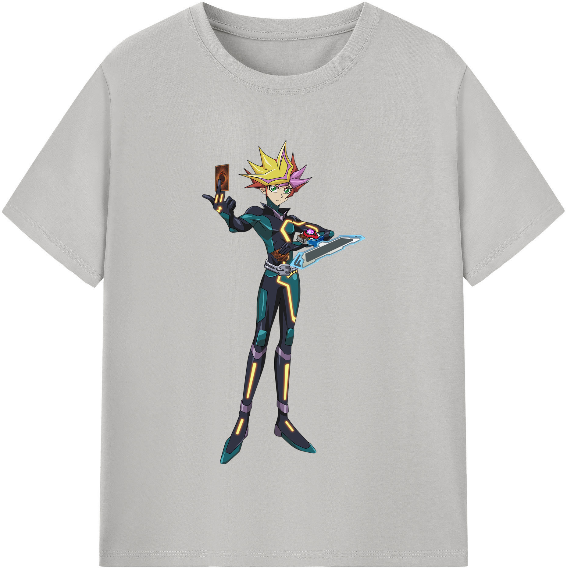 （画像用） 遊☆戯☆王 Yu-Gi-Oh! レディースカジュアルプリントTシャツ（綿100％）