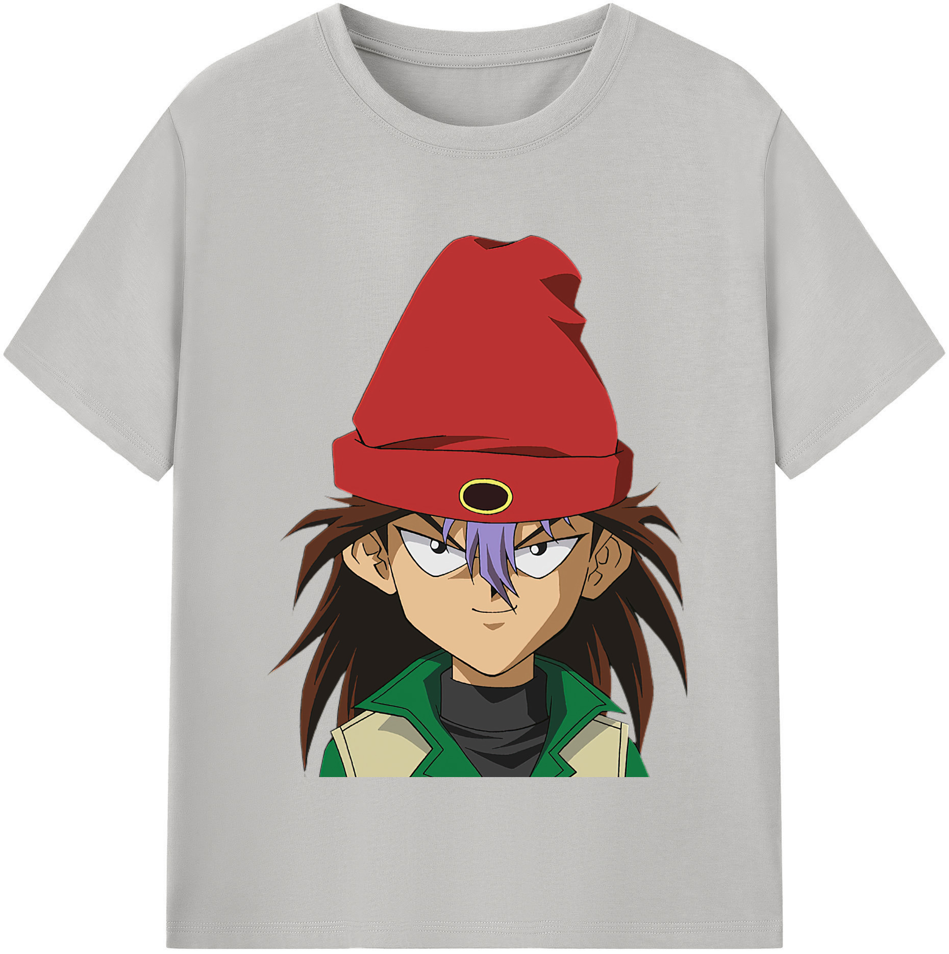 （画像用） 遊☆戯☆王 Yu-Gi-Oh! レディースカジュアルプリントTシャツ（綿100％）