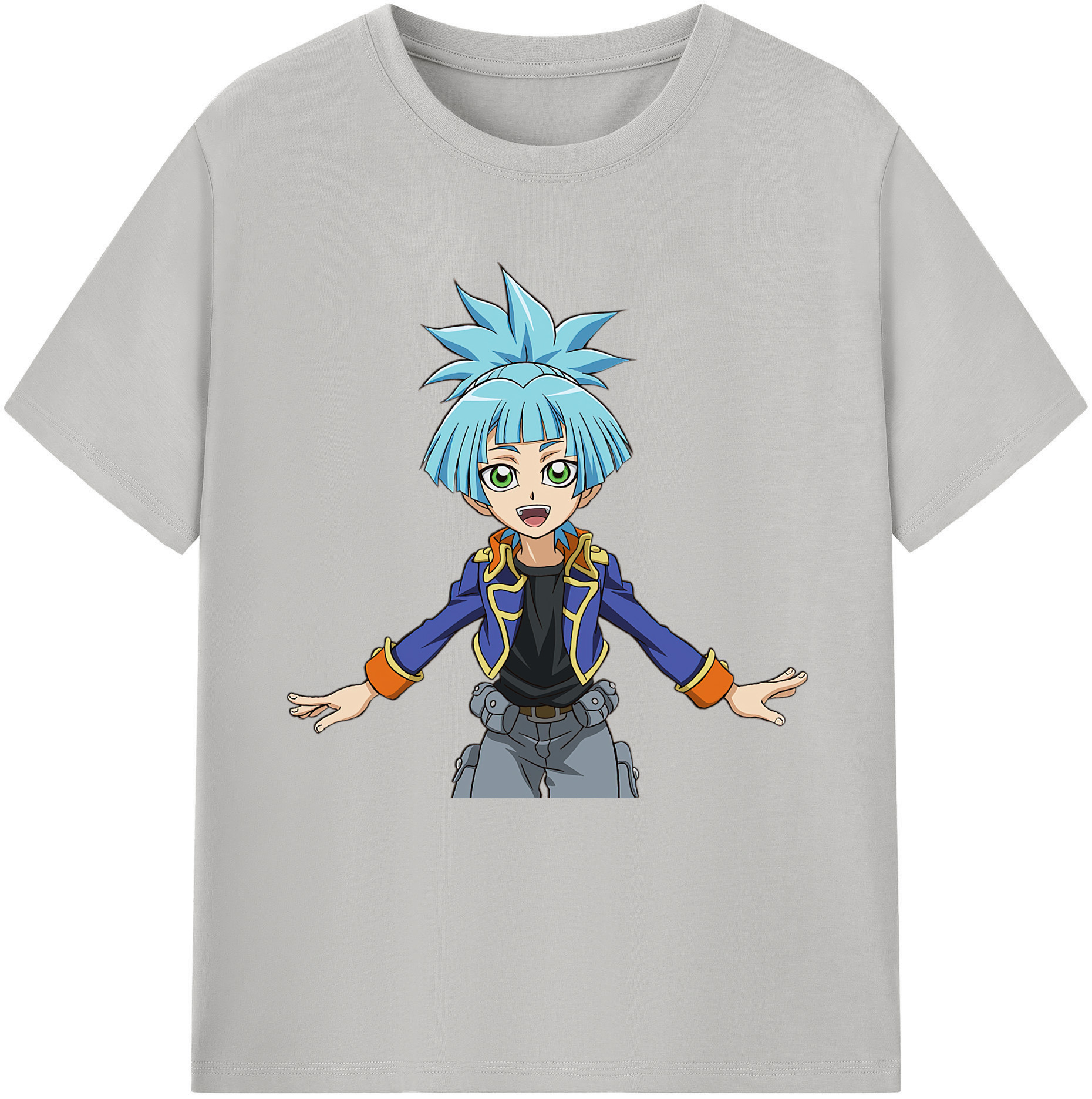 （画像用） 遊☆戯☆王 Yu-Gi-Oh! レディースカジュアルプリントTシャツ（綿100％）