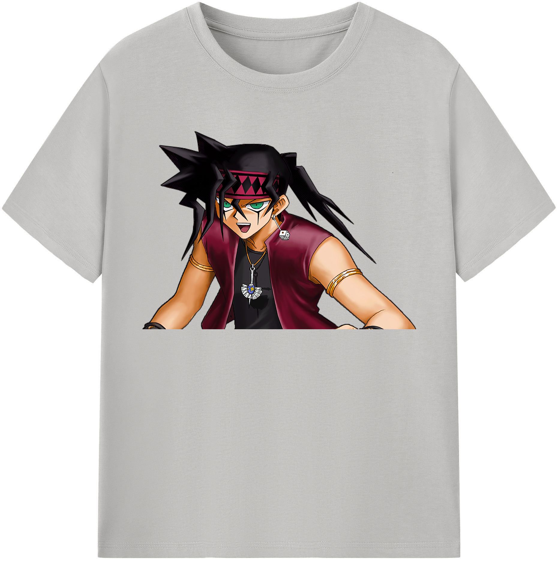 （画像用） 遊☆戯☆王 Yu-Gi-Oh! レディースカジュアルプリントTシャツ（綿100％）