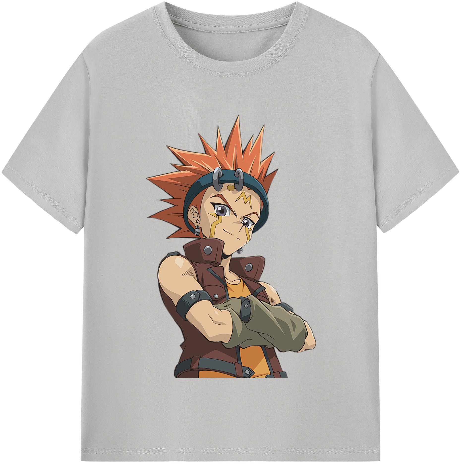 （画像用） 遊☆戯☆王 Yu-Gi-Oh! レディースカジュアルプリントTシャツ（綿100％）