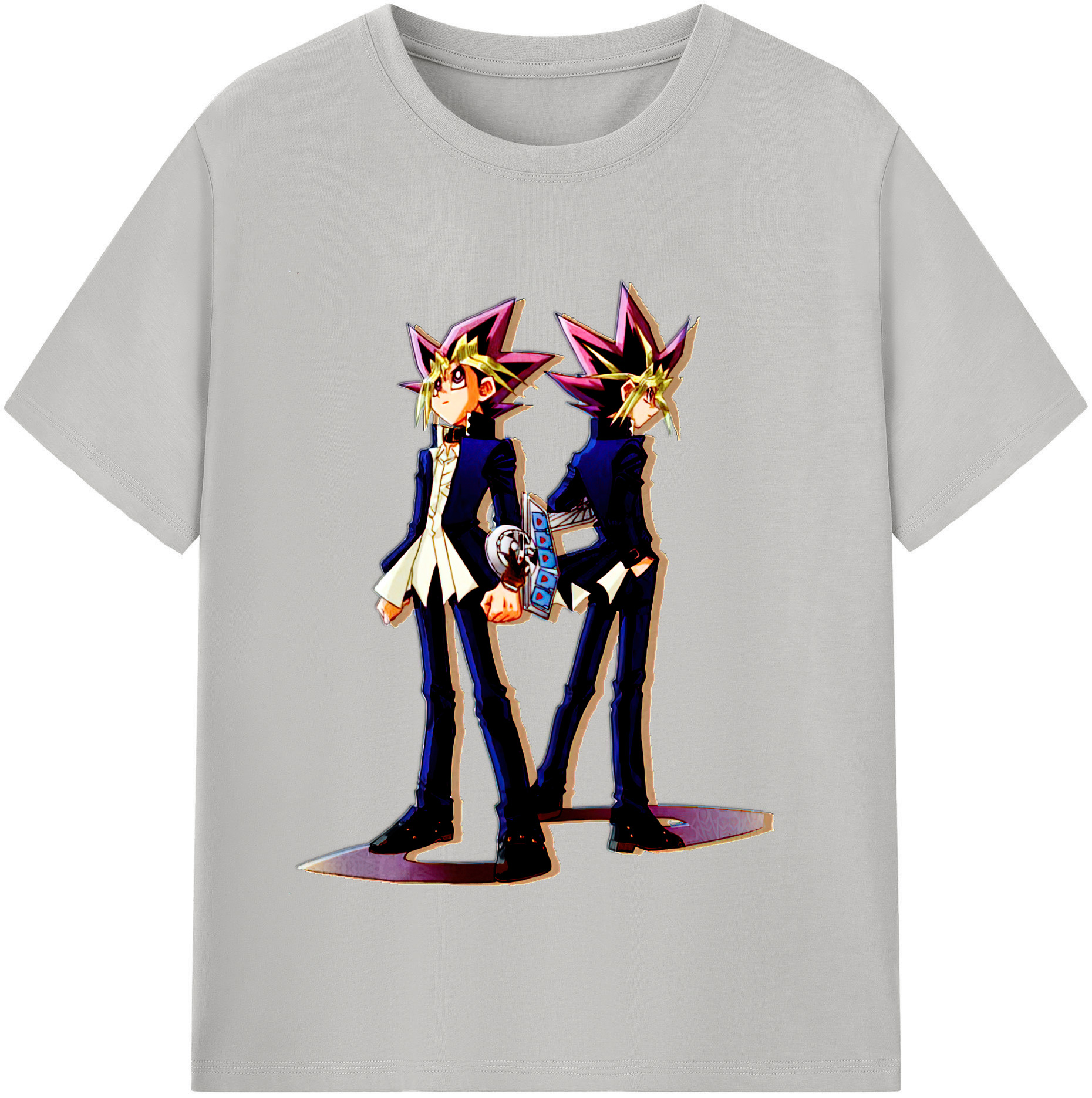 （画像用） 遊☆戯☆王 Yu-Gi-Oh! レディースカジュアルプリントTシャツ（綿100％）