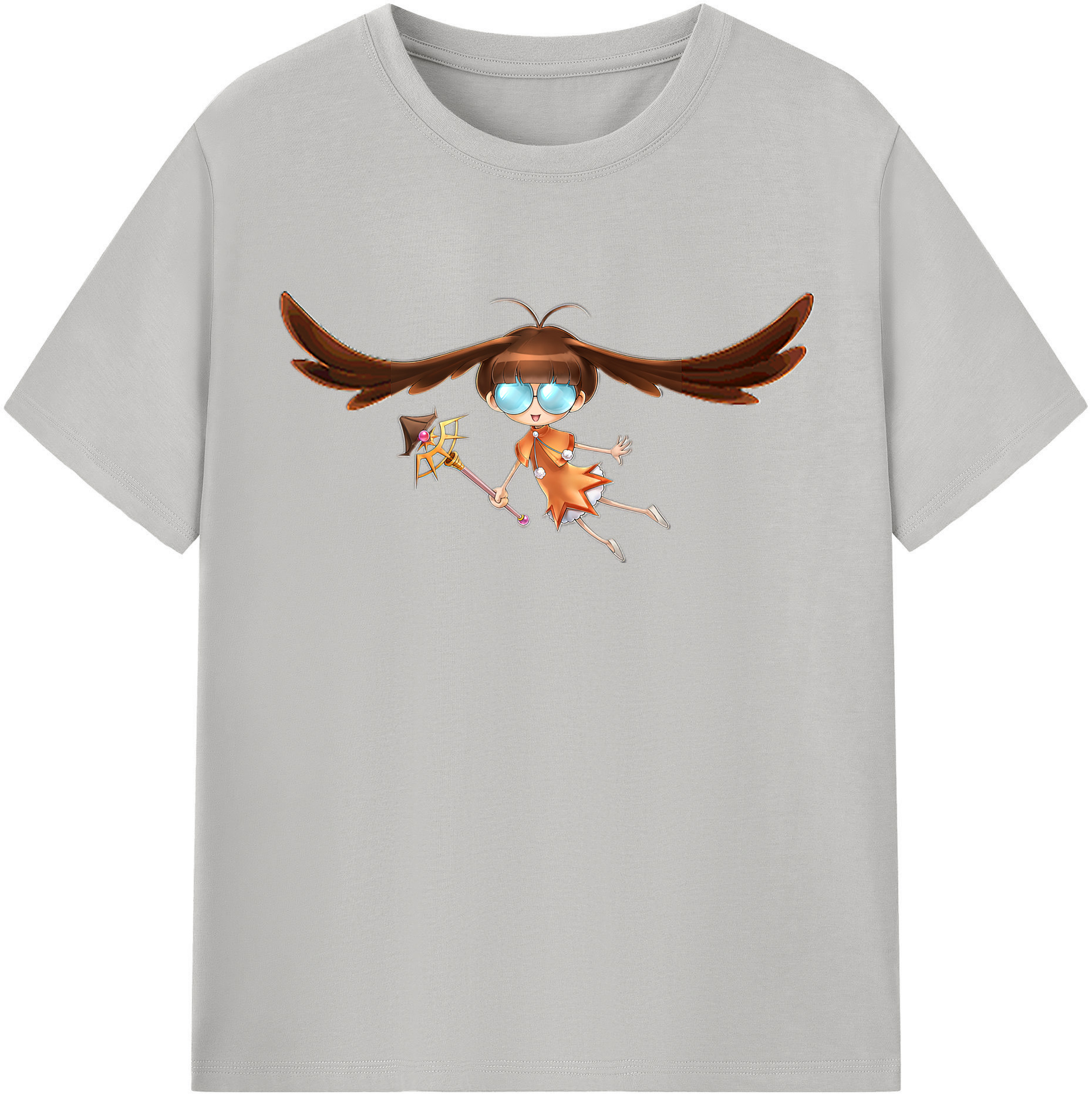 （画像用） 遊☆戯☆王 Yu-Gi-Oh! レディースカジュアルプリントTシャツ（綿100％）