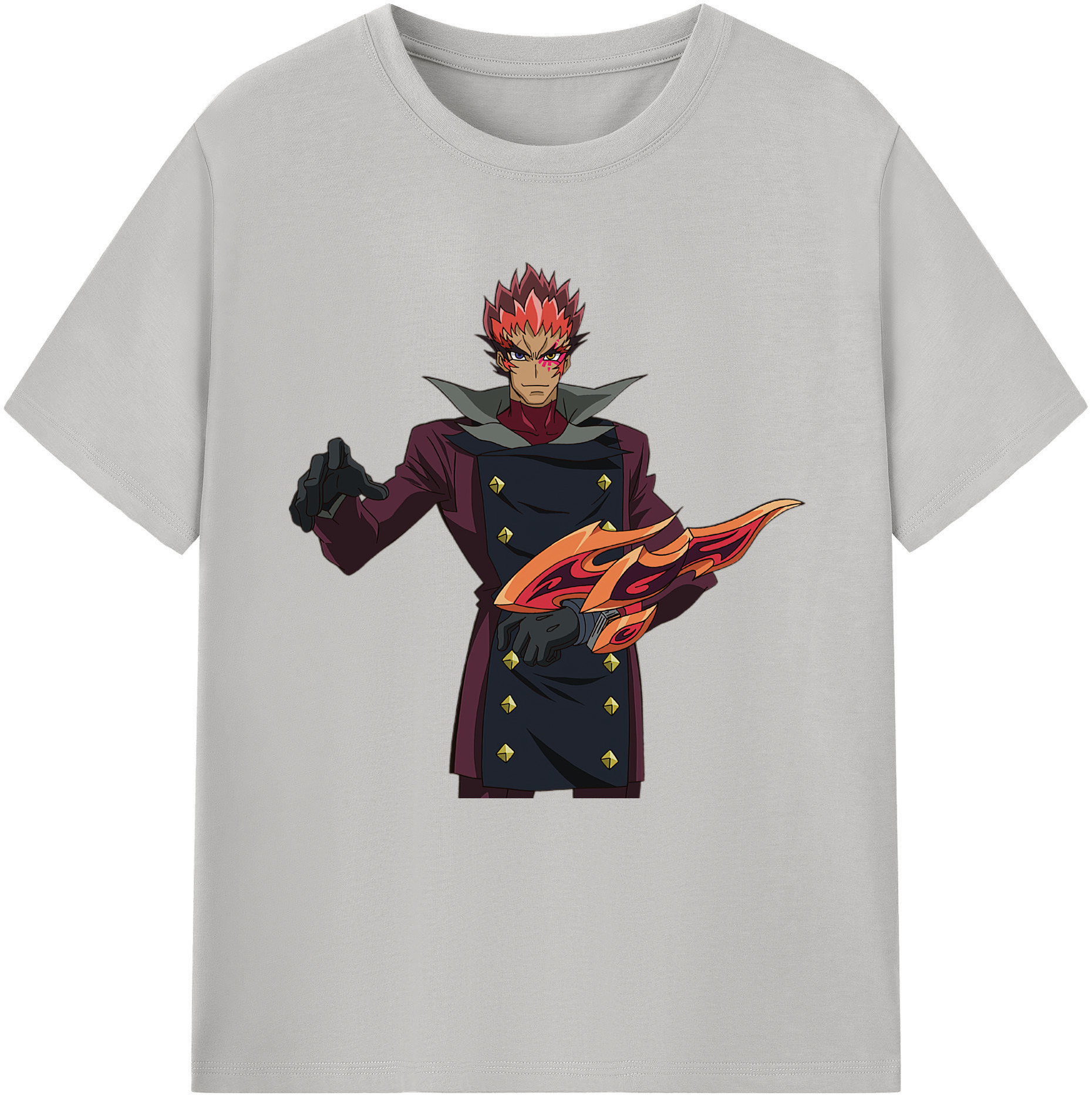 （画像用） 遊☆戯☆王 Yu-Gi-Oh! レディースカジュアルプリントTシャツ（綿100％）