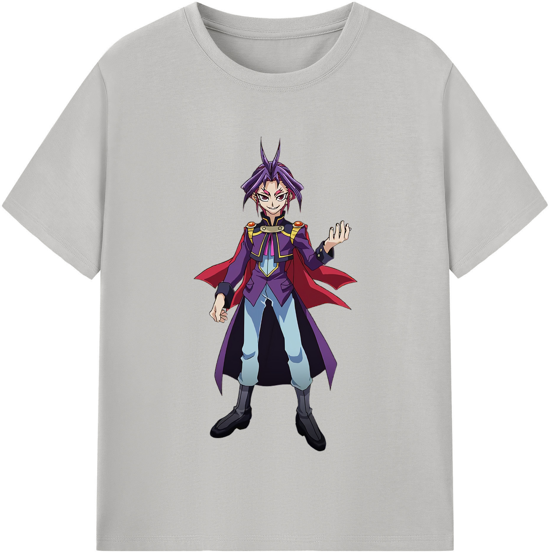 （画像用） 遊☆戯☆王 Yu-Gi-Oh! レディースカジュアルプリントTシャツ（綿100％）