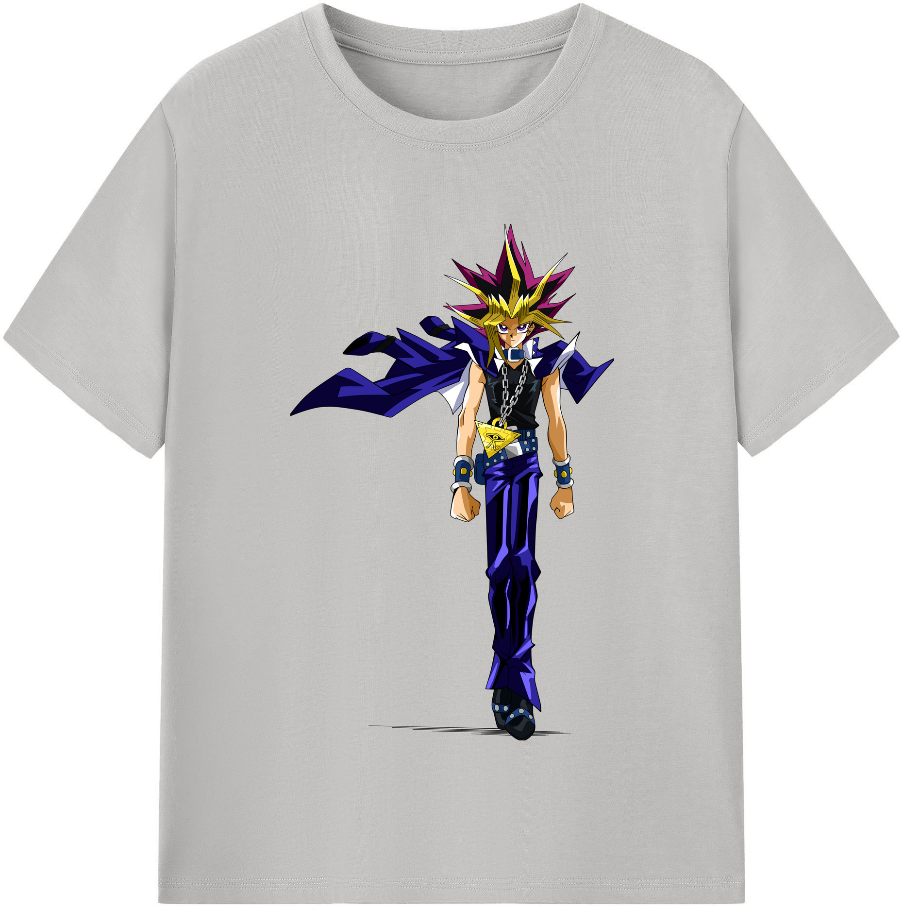 （画像用） 遊☆戯☆王 Yu-Gi-Oh! レディースカジュアルプリントTシャツ（綿100％）