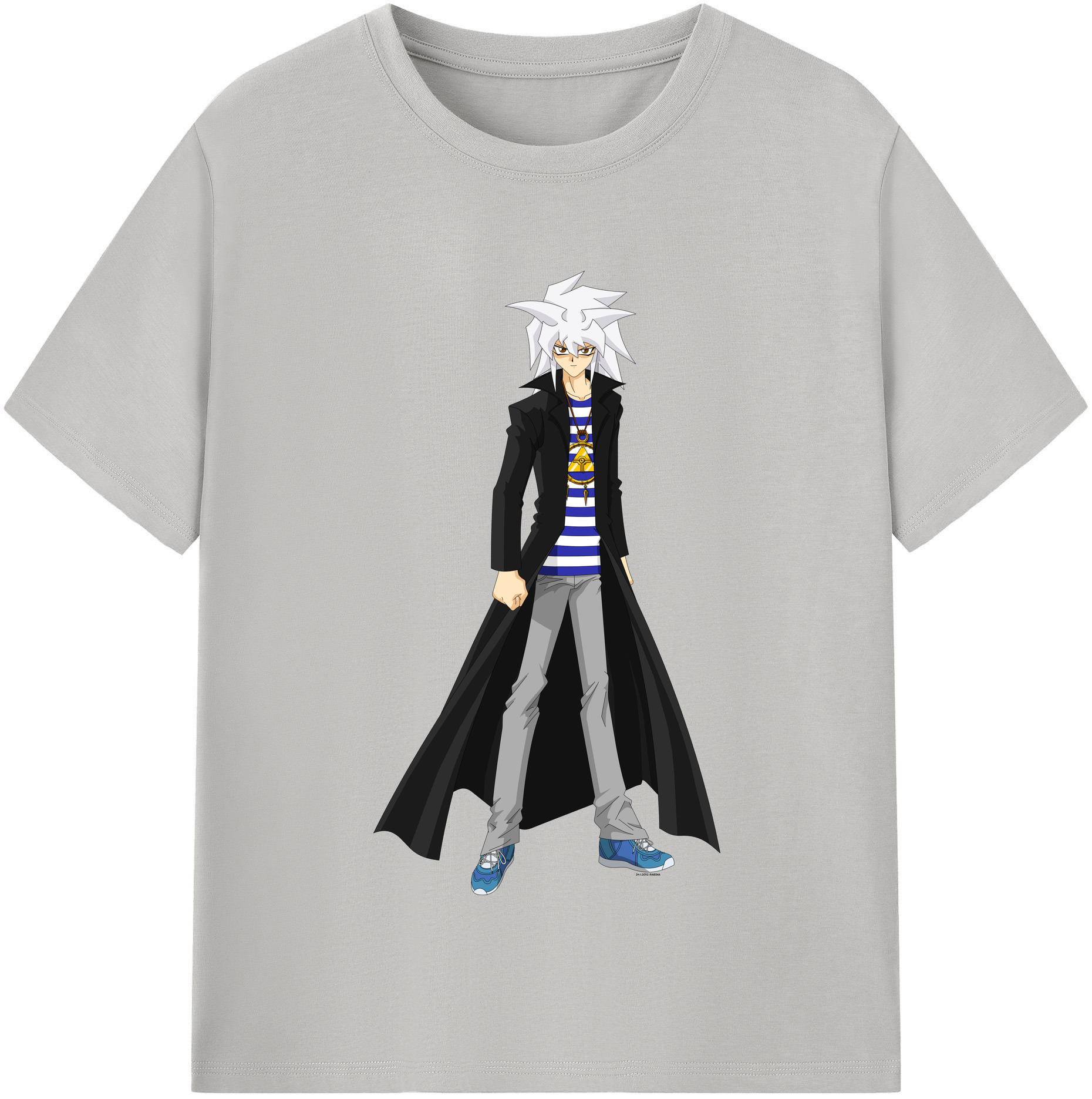 （画像用） 遊☆戯☆王 Yu-Gi-Oh! レディースカジュアルプリントTシャツ（綿100％）