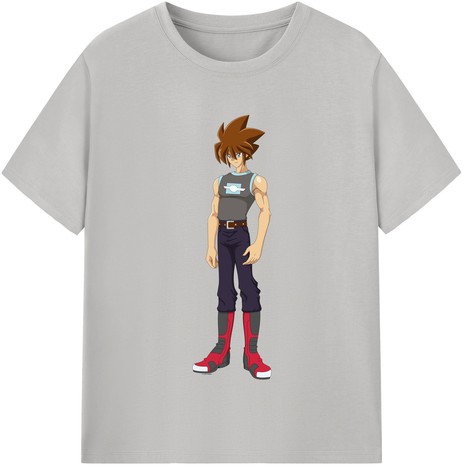 （画像用） 遊☆戯☆王 Yu-Gi-Oh! レディースカジュアルプリントTシャツ（綿100％）