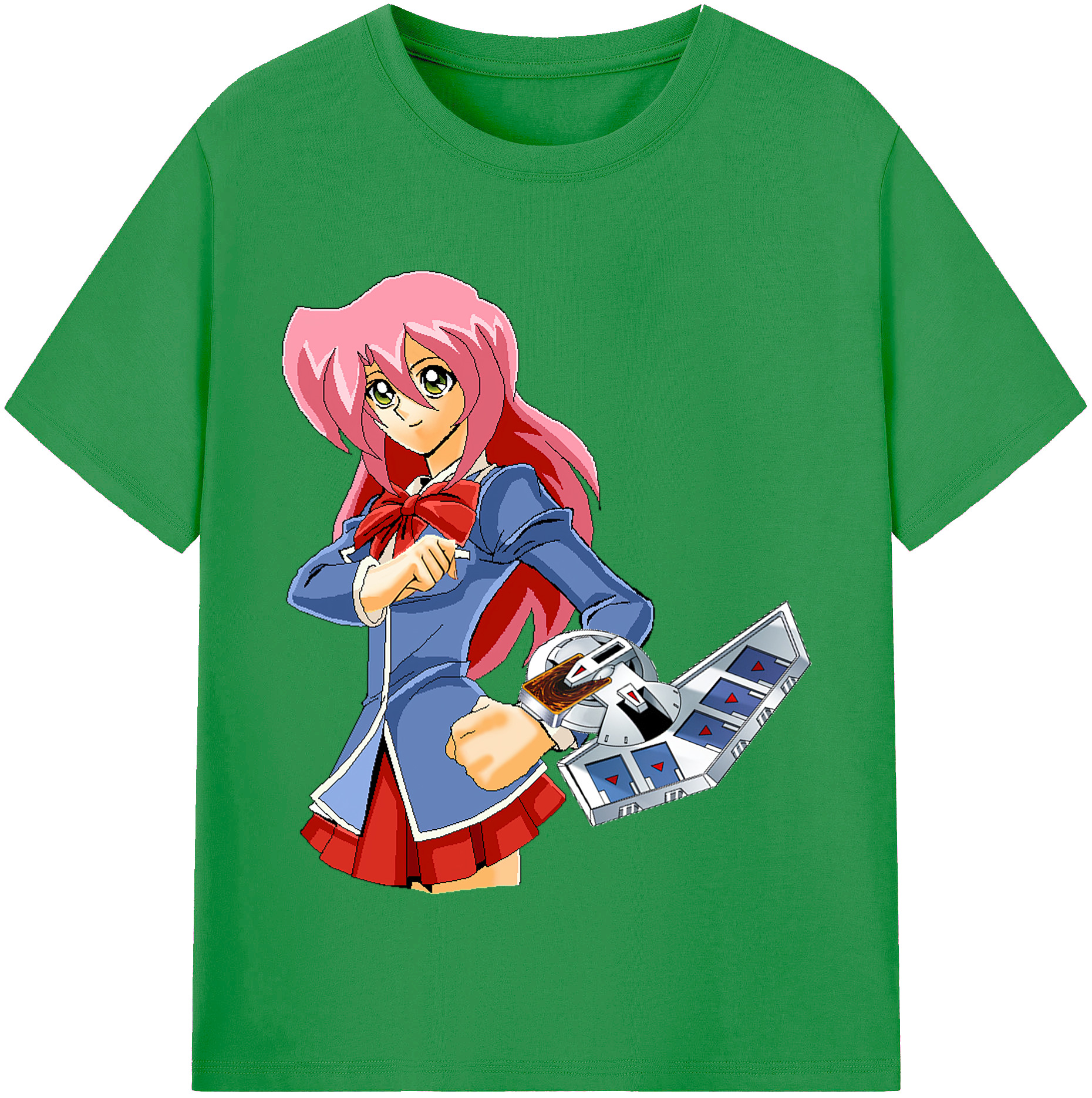 （画像用） 遊☆戯☆王 Yu-Gi-Oh! レディースカジュアルプリントTシャツ（綿100％）