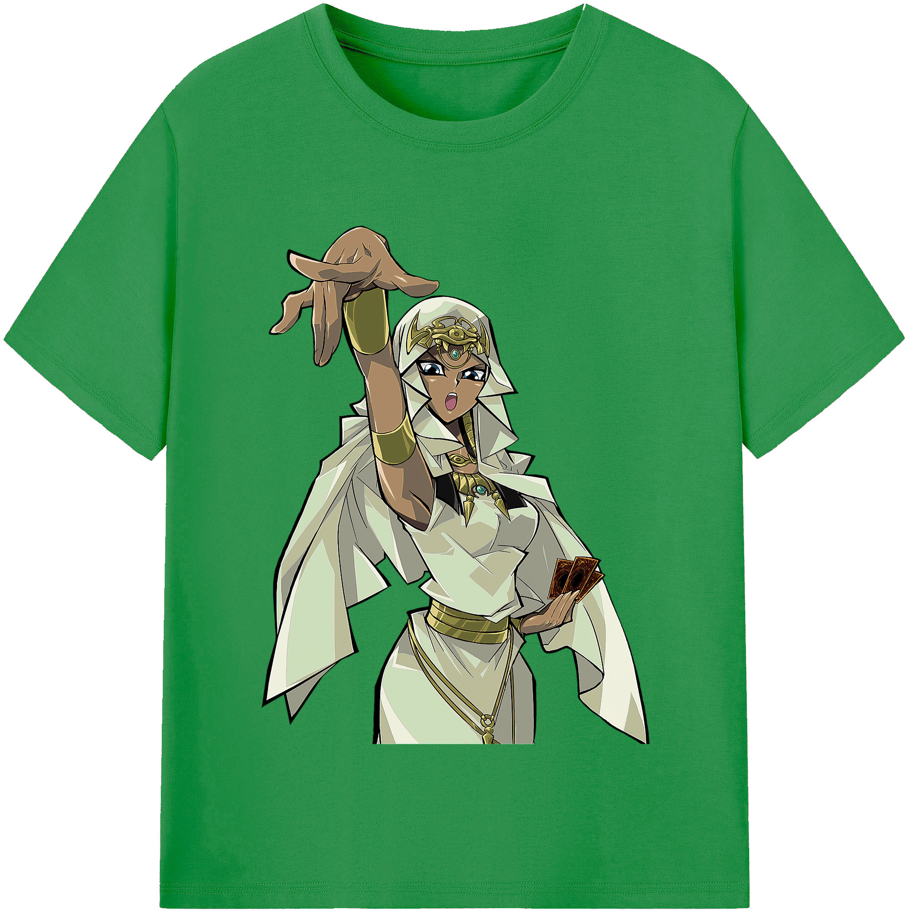 （画像用） 遊☆戯☆王 Yu-Gi-Oh! レディースカジュアルプリントTシャツ（綿100％）