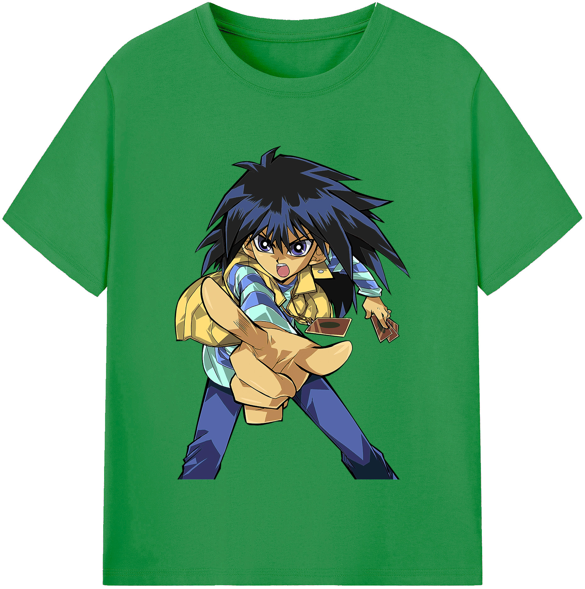 （画像用） 遊☆戯☆王 Yu-Gi-Oh! レディースカジュアルプリントTシャツ（綿100％）