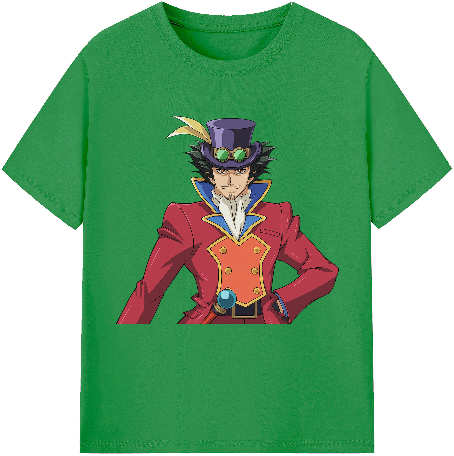 （画像用） 遊☆戯☆王 Yu-Gi-Oh! レディースカジュアルプリントTシャツ（綿100％）