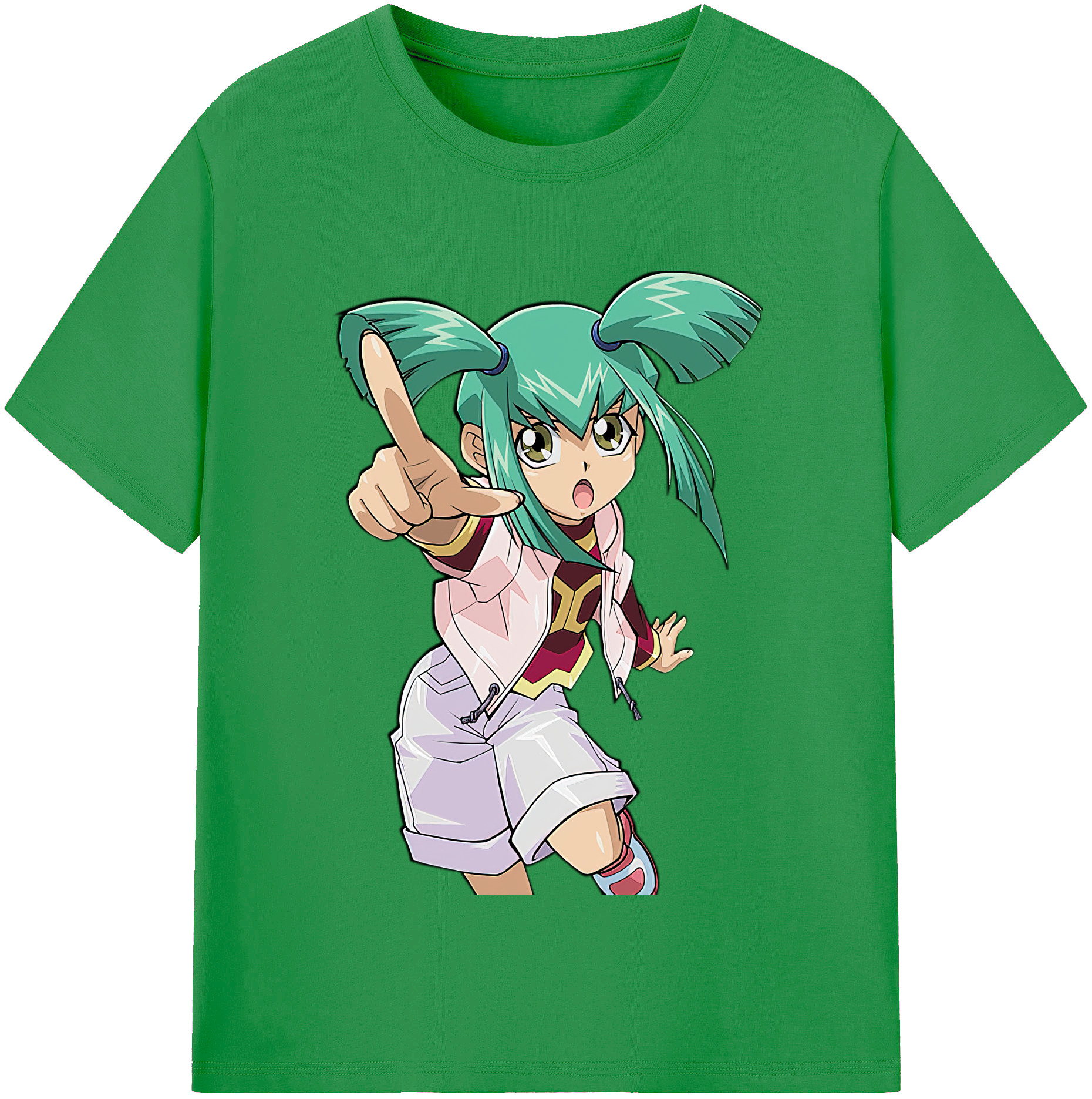 （画像用） 遊☆戯☆王 Yu-Gi-Oh! レディースカジュアルプリントTシャツ（綿100％）
