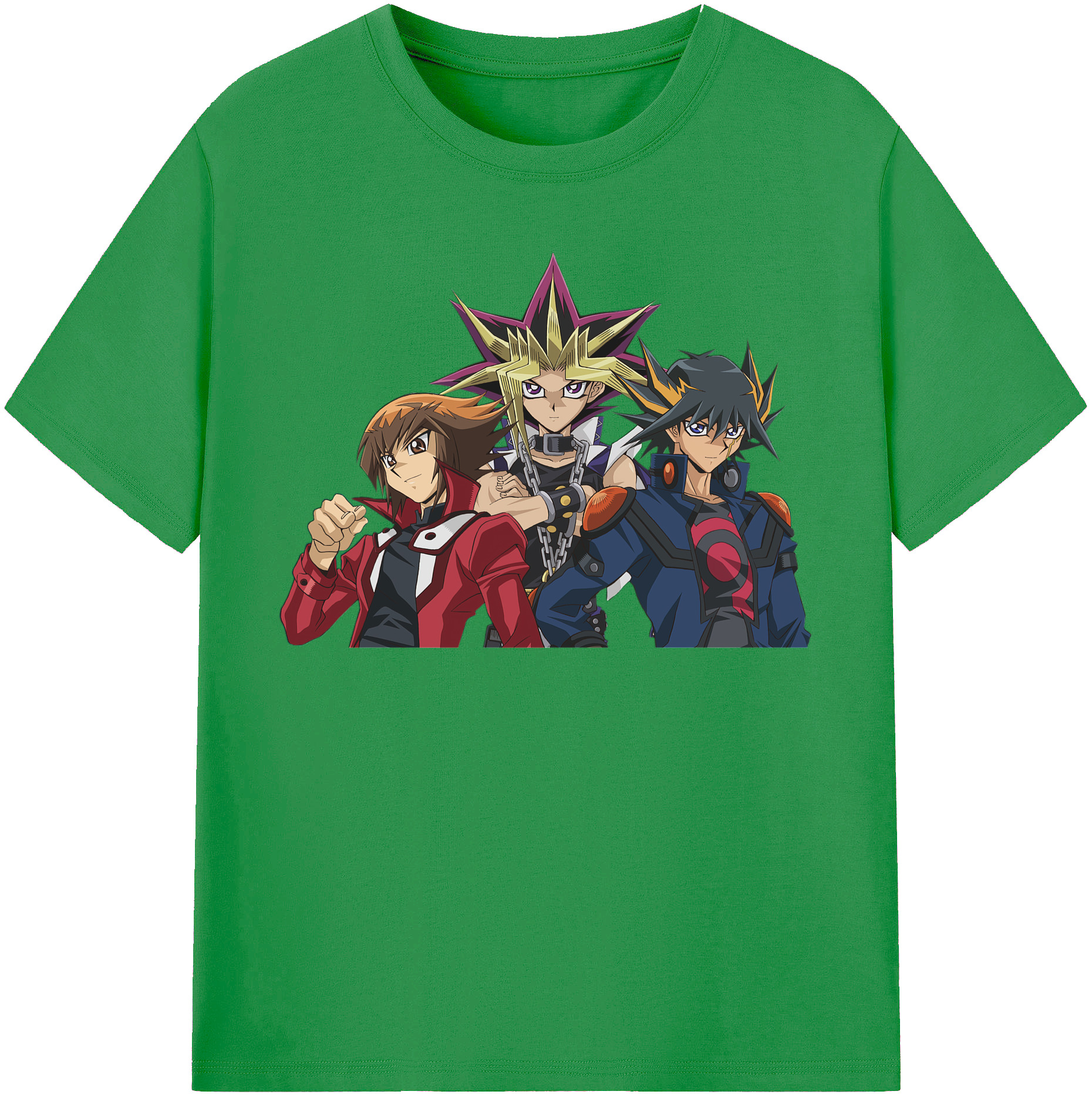 （画像用） 遊☆戯☆王 Yu-Gi-Oh! レディースカジュアルプリントTシャツ（綿100％）