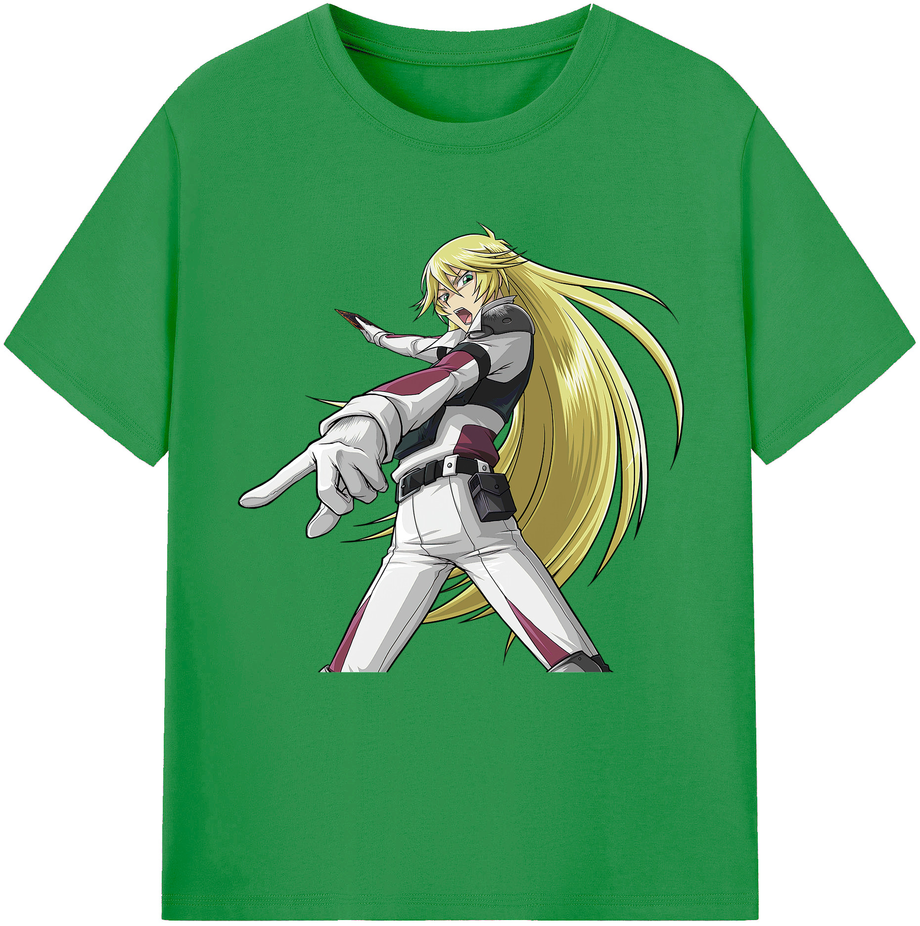 （画像用） 遊☆戯☆王 Yu-Gi-Oh! レディースカジュアルプリントTシャツ（綿100％）