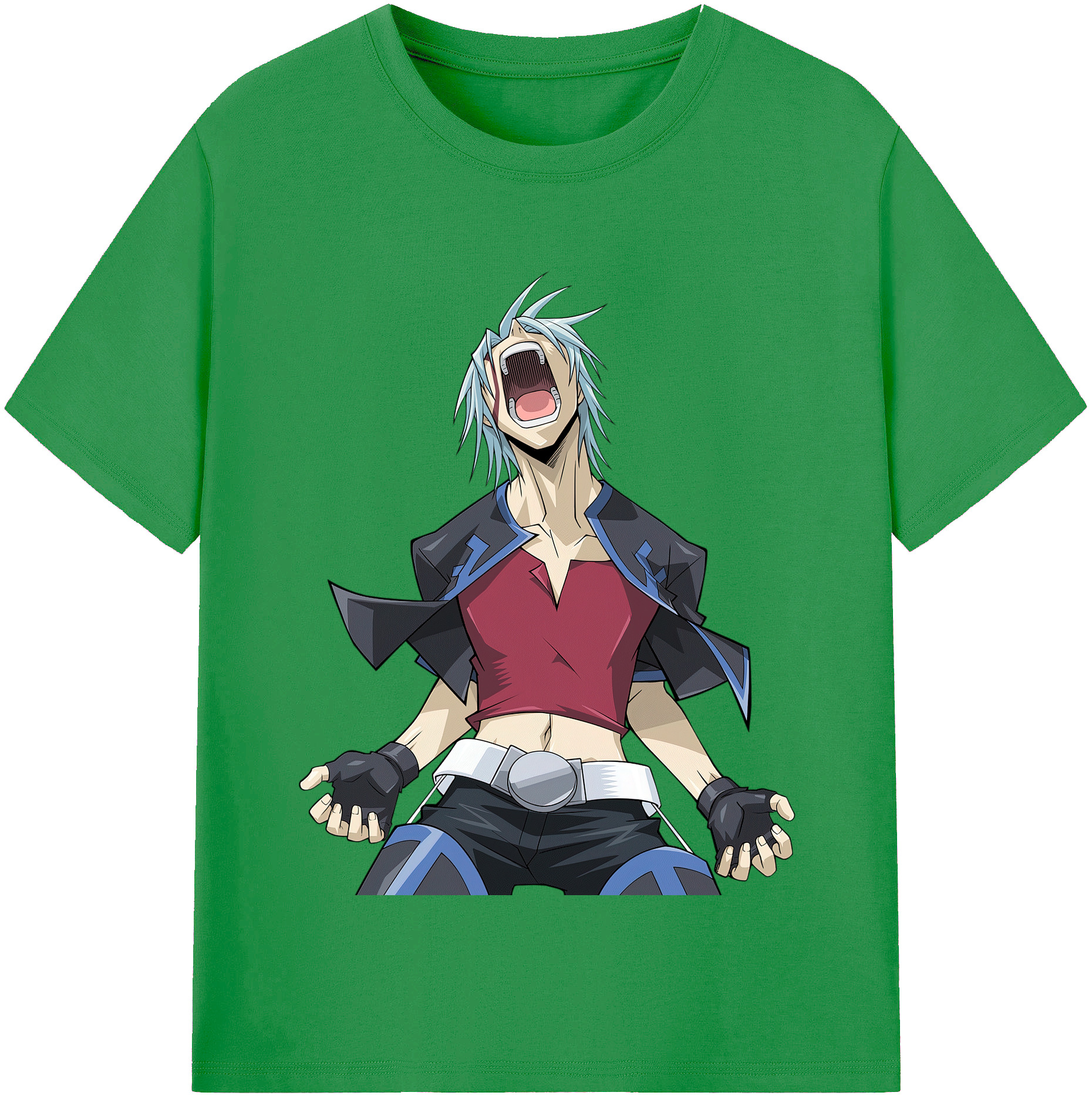 （画像用） 遊☆戯☆王 Yu-Gi-Oh! レディースカジュアルプリントTシャツ（綿100％）