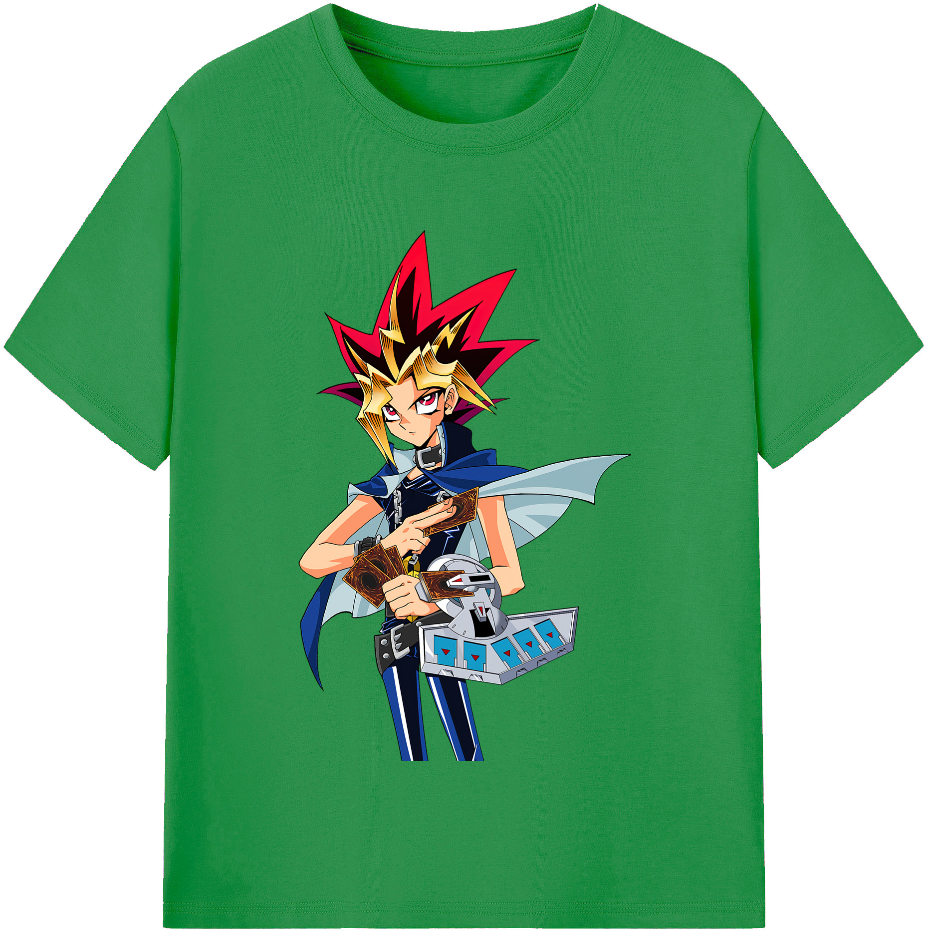 （画像用） 遊☆戯☆王 Yu-Gi-Oh! レディースカジュアルプリントTシャツ（綿100％）