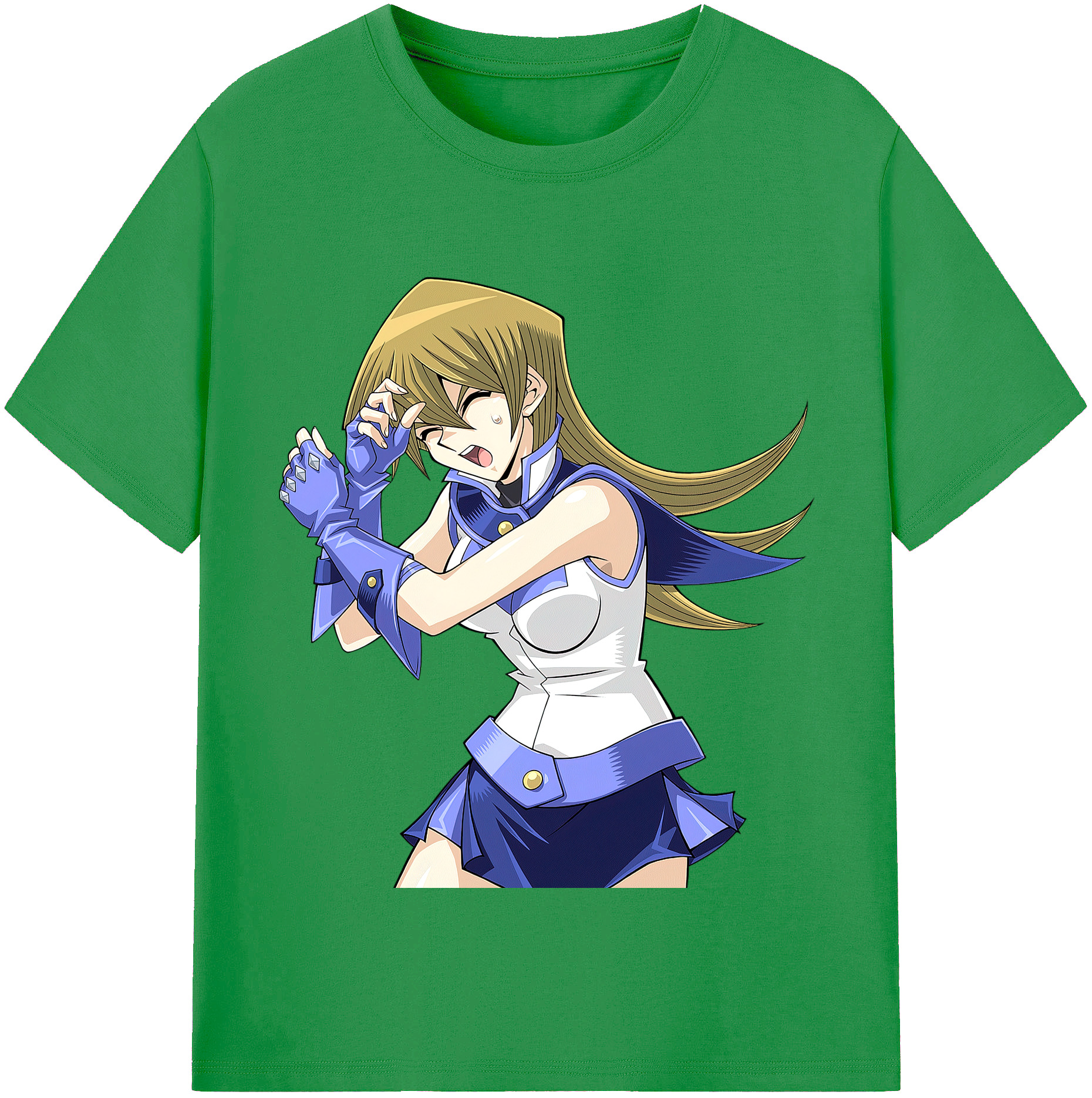 （画像用） 遊☆戯☆王 Yu-Gi-Oh! レディースカジュアルプリントTシャツ（綿100％）