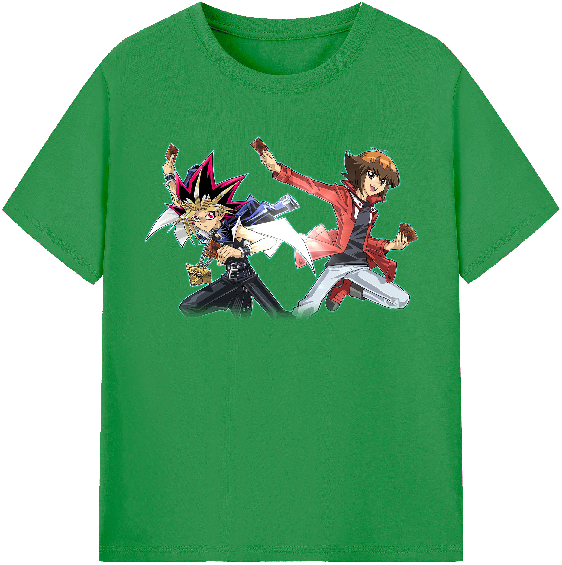 （画像用） 遊☆戯☆王 Yu-Gi-Oh! レディースカジュアルプリントTシャツ（綿100％）