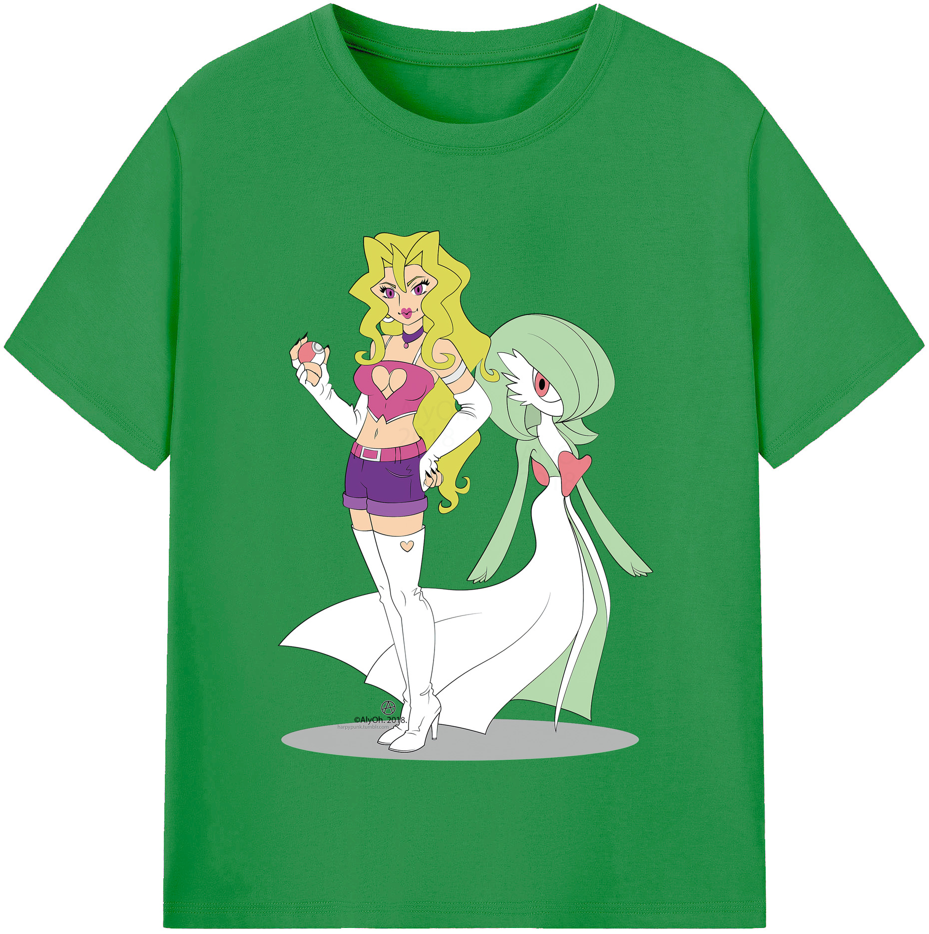 （画像用） 遊☆戯☆王 Yu-Gi-Oh! レディースカジュアルプリントTシャツ（綿100％）