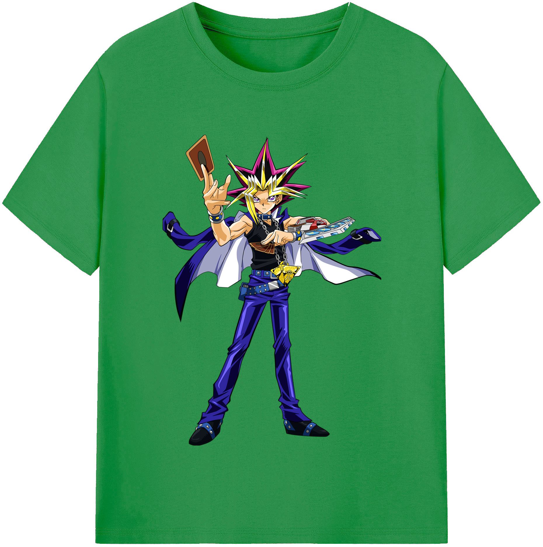 （画像用） 遊☆戯☆王 Yu-Gi-Oh! レディースカジュアルプリントTシャツ（綿100％）