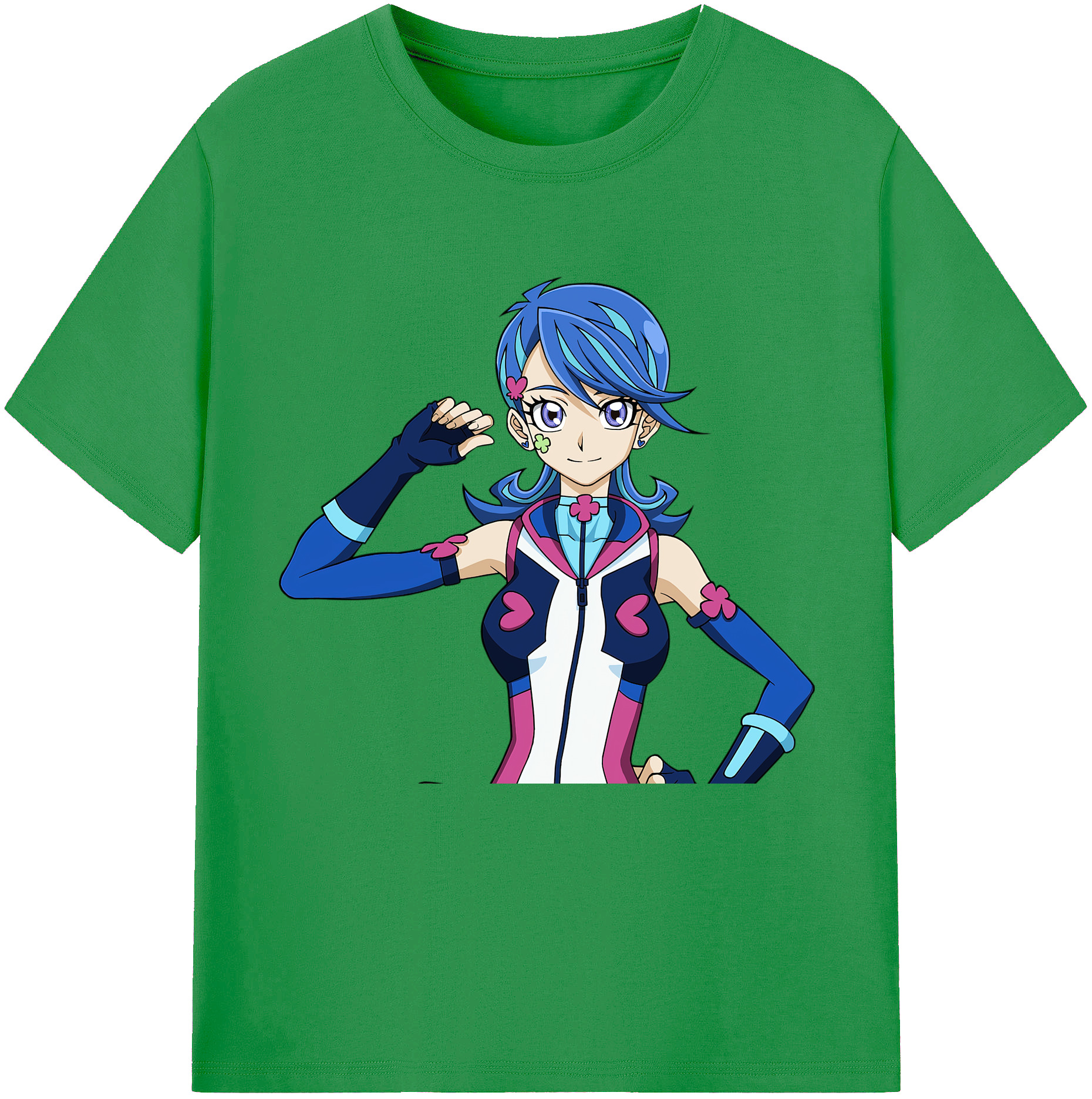 （画像用） 遊☆戯☆王 Yu-Gi-Oh! レディースカジュアルプリントTシャツ（綿100％）