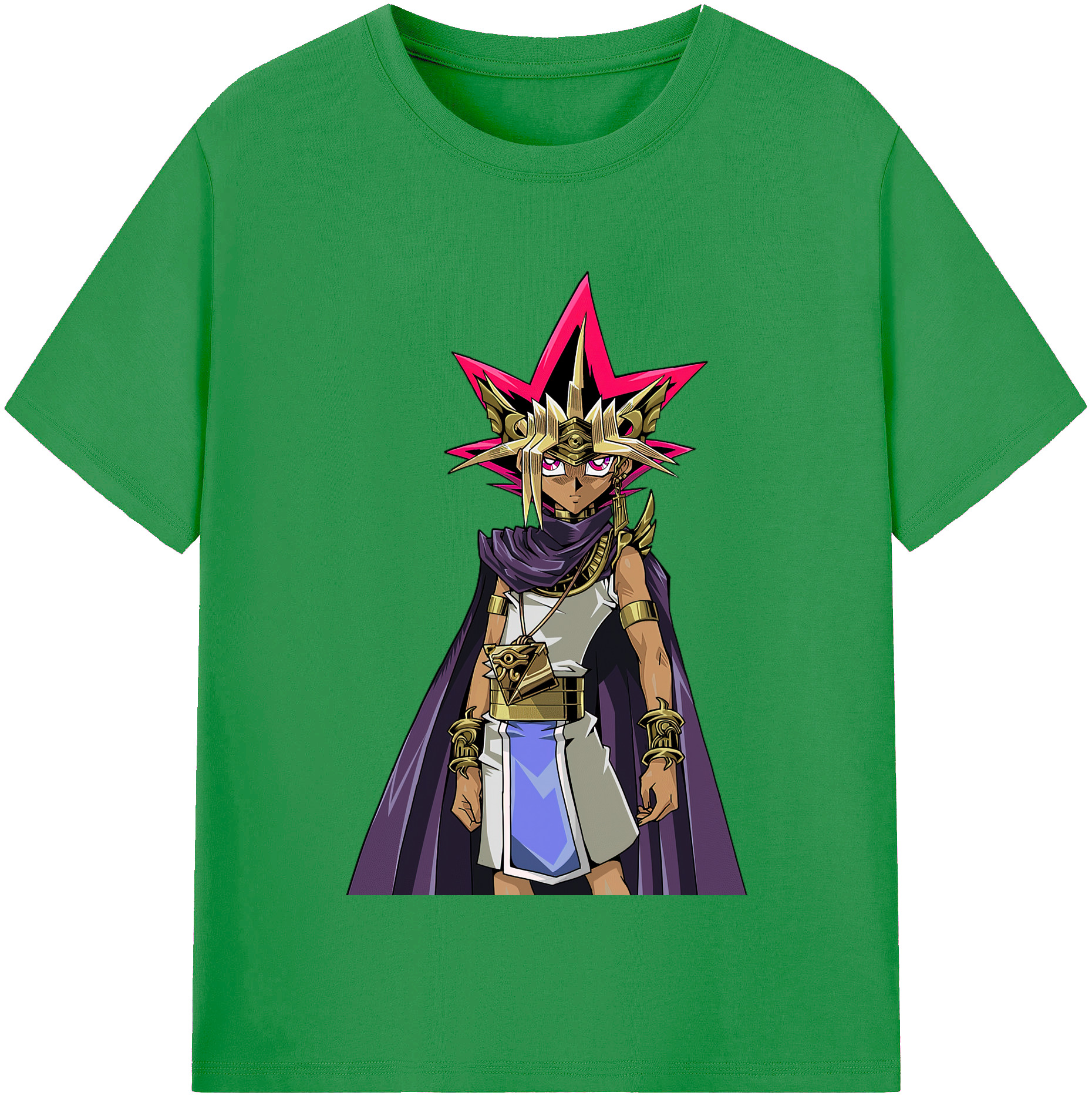 （画像用） 遊☆戯☆王 Yu-Gi-Oh! レディースカジュアルプリントTシャツ（綿100％）