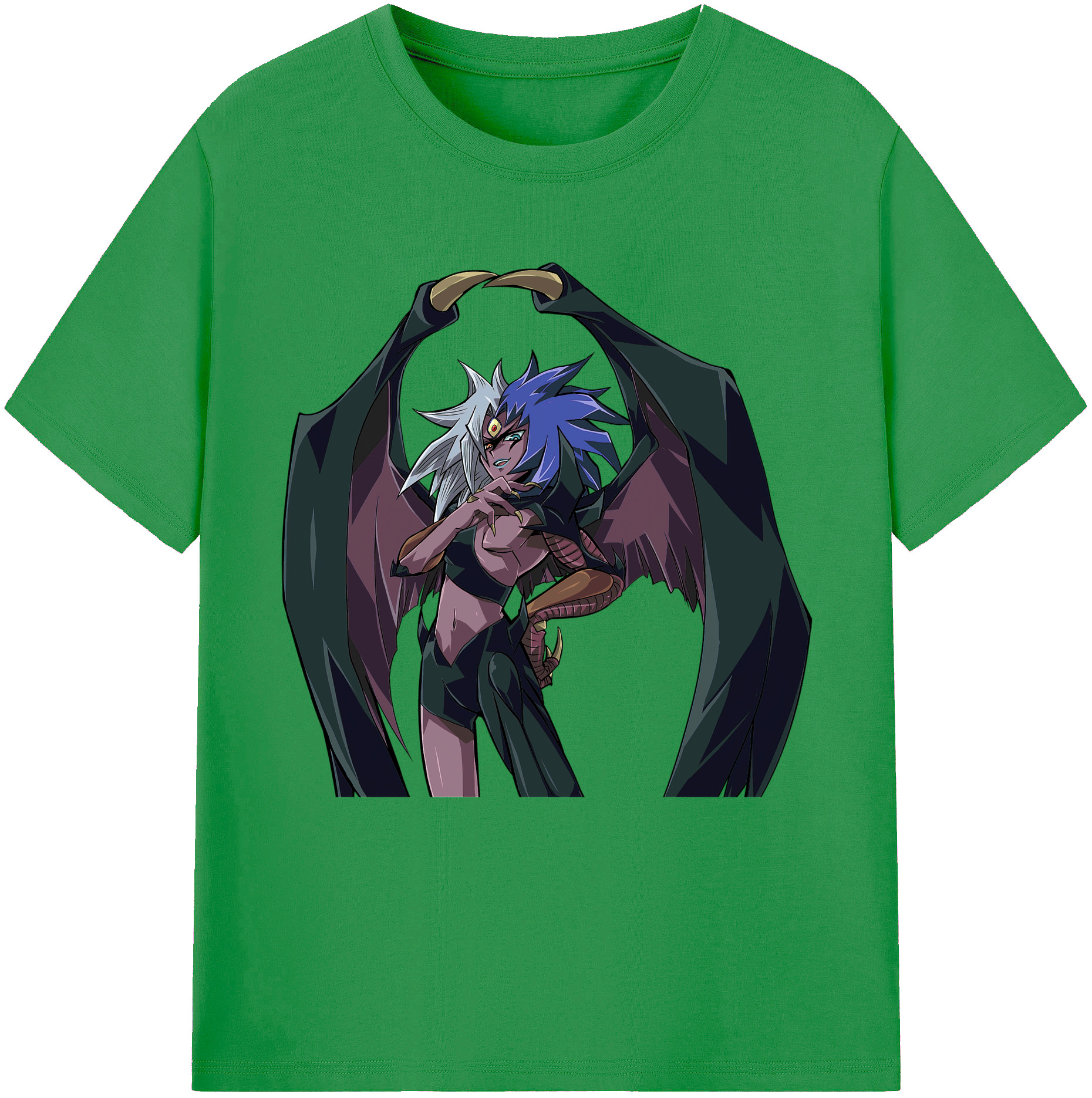 （画像用） 遊☆戯☆王 Yu-Gi-Oh! レディースカジュアルプリントTシャツ（綿100％）