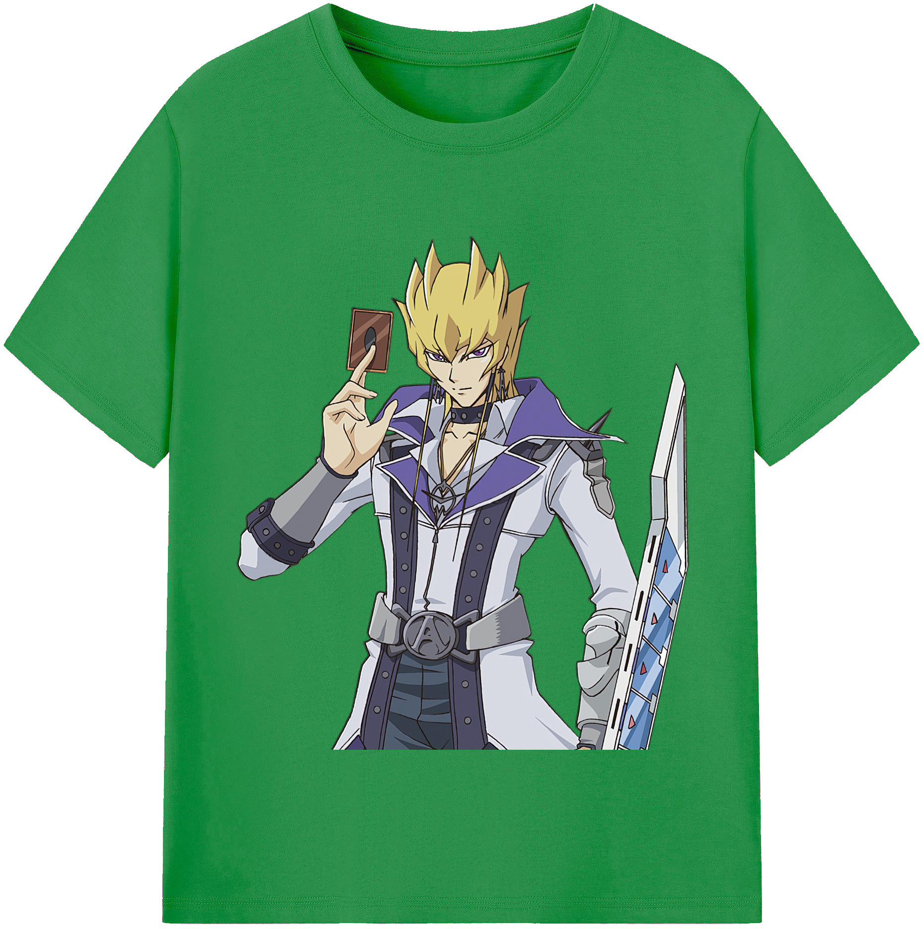 （画像用） 遊☆戯☆王 Yu-Gi-Oh! レディースカジュアルプリントTシャツ（綿100％）