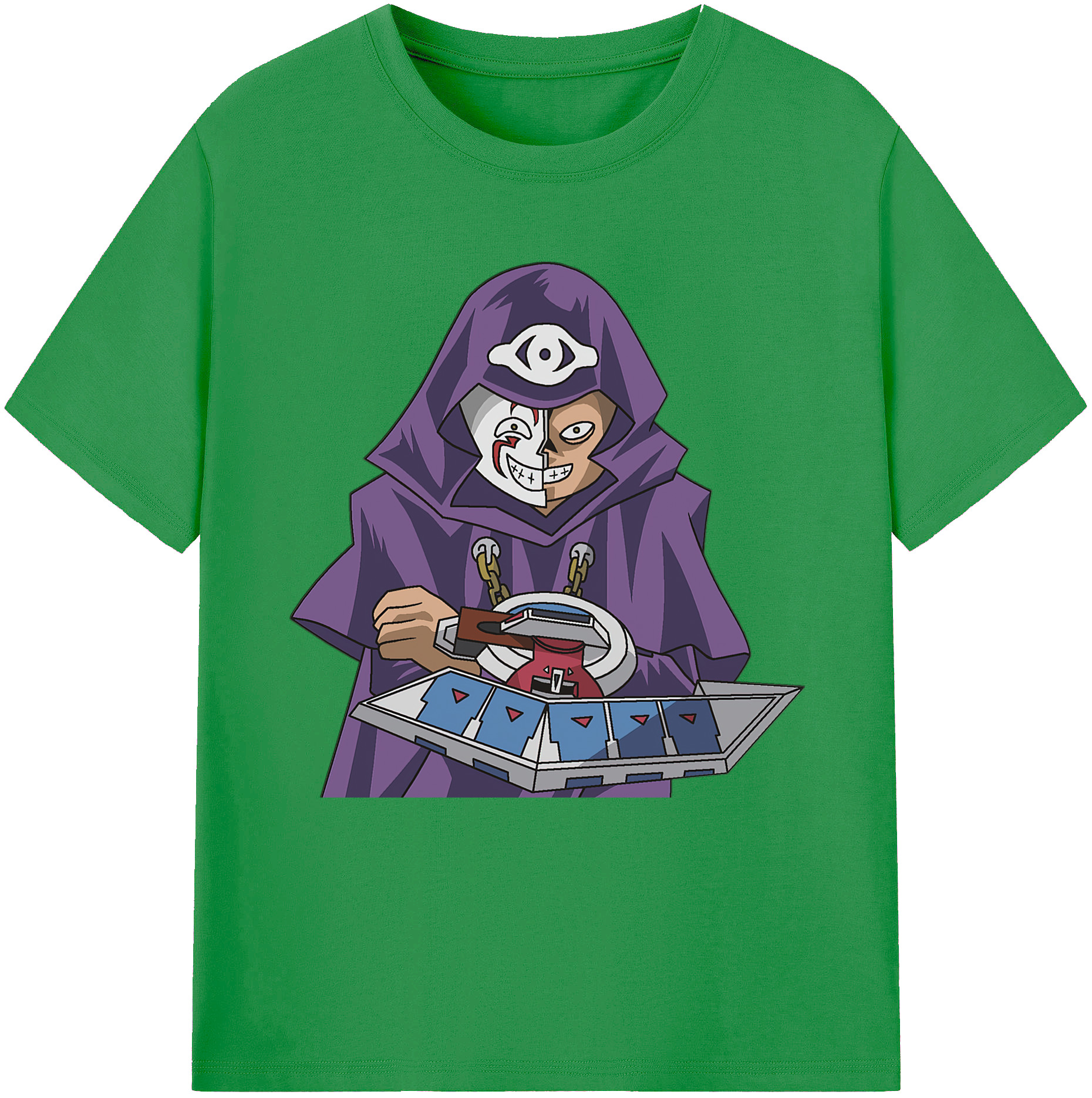 （画像用） 遊☆戯☆王 Yu-Gi-Oh! レディースカジュアルプリントTシャツ（綿100％）
