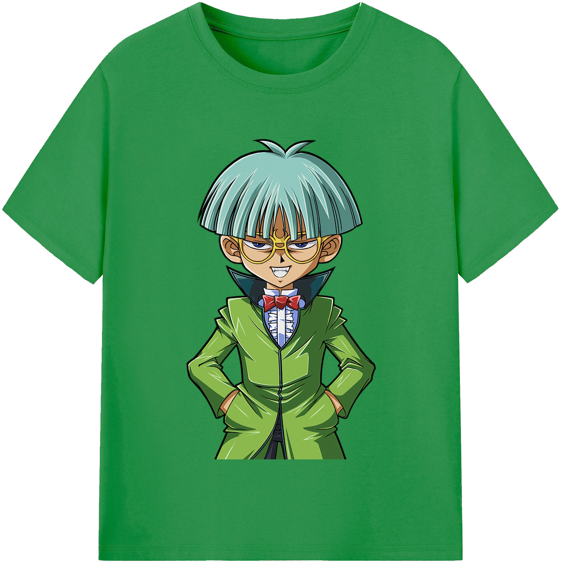 （画像用） 遊☆戯☆王 Yu-Gi-Oh! レディースカジュアルプリントTシャツ（綿100％）