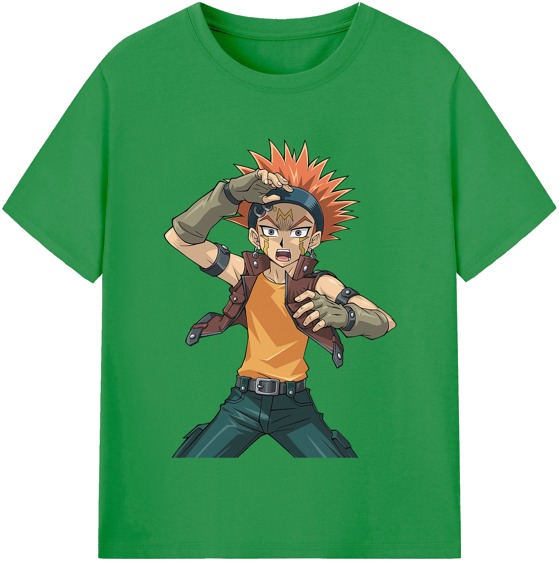 （画像用） 遊☆戯☆王 Yu-Gi-Oh! レディースカジュアルプリントTシャツ（綿100％）