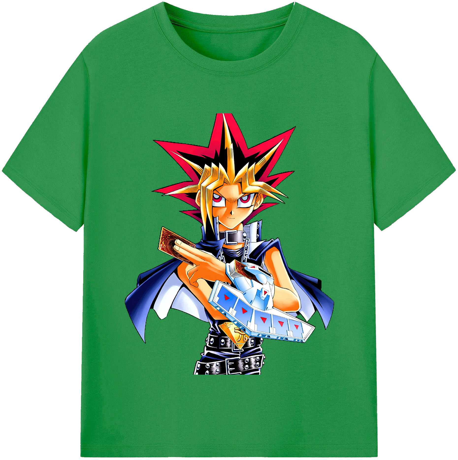 （画像用） 遊☆戯☆王 Yu-Gi-Oh! レディースカジュアルプリントTシャツ（綿100％）