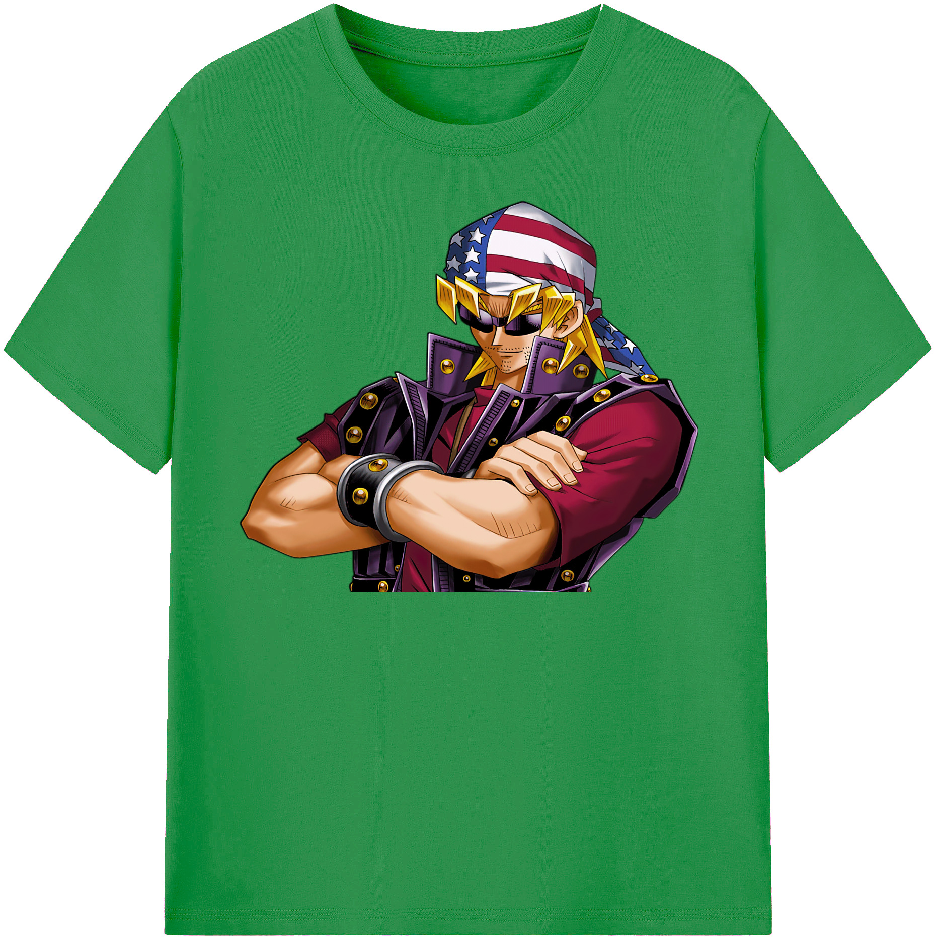 （画像用） 遊☆戯☆王 Yu-Gi-Oh! レディースカジュアルプリントTシャツ（綿100％）