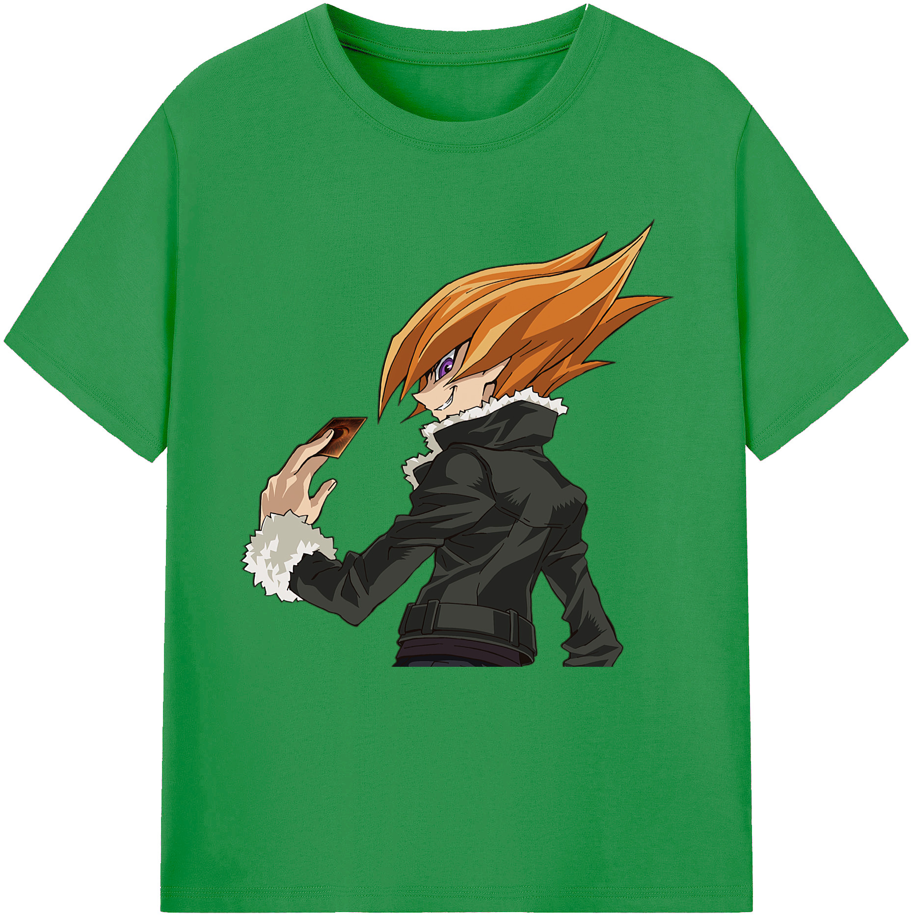 （画像用） 遊☆戯☆王 Yu-Gi-Oh! レディースカジュアルプリントTシャツ（綿100％）