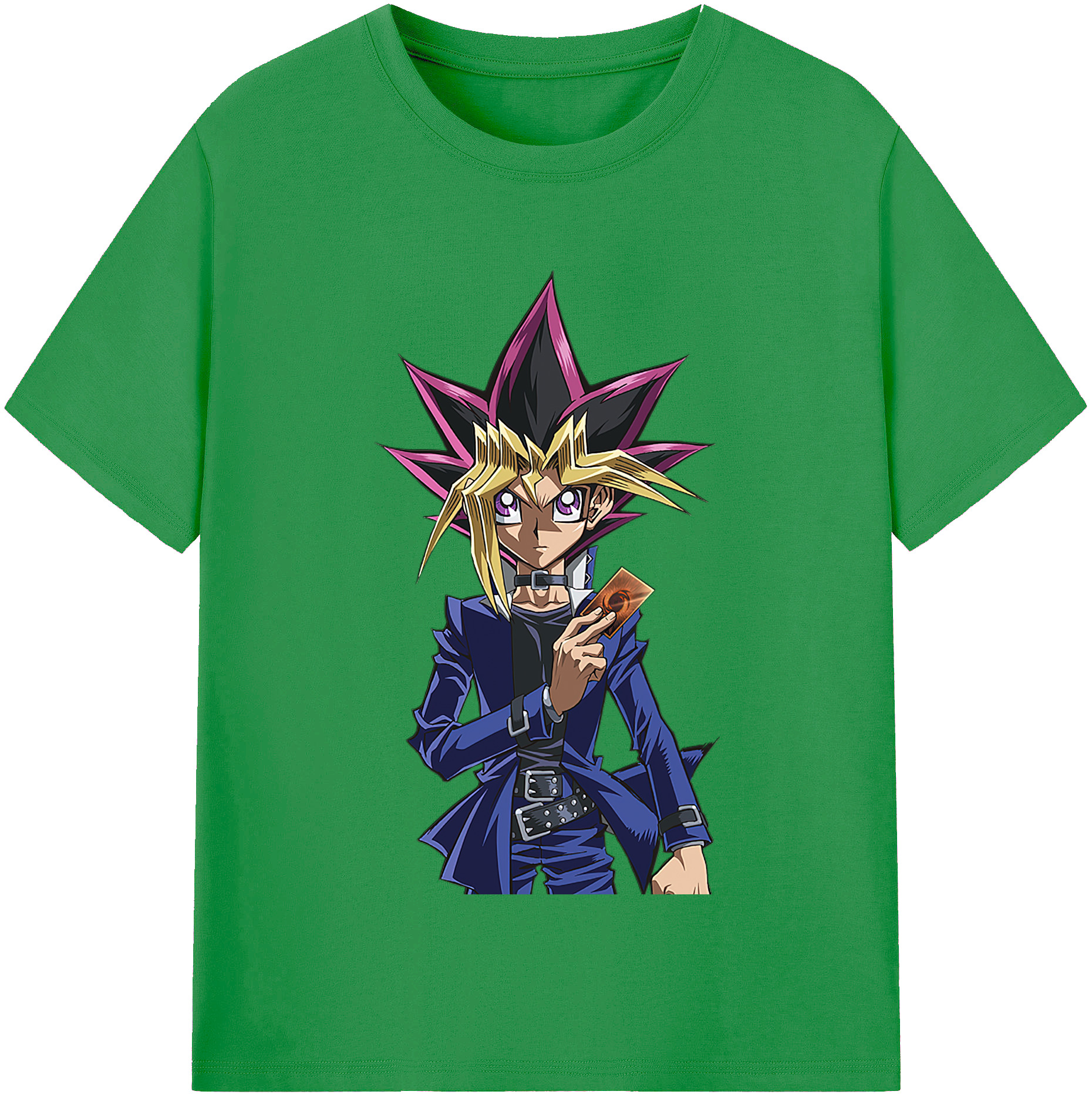 （画像用） 遊☆戯☆王 Yu-Gi-Oh! レディースカジュアルプリントTシャツ（綿100％）