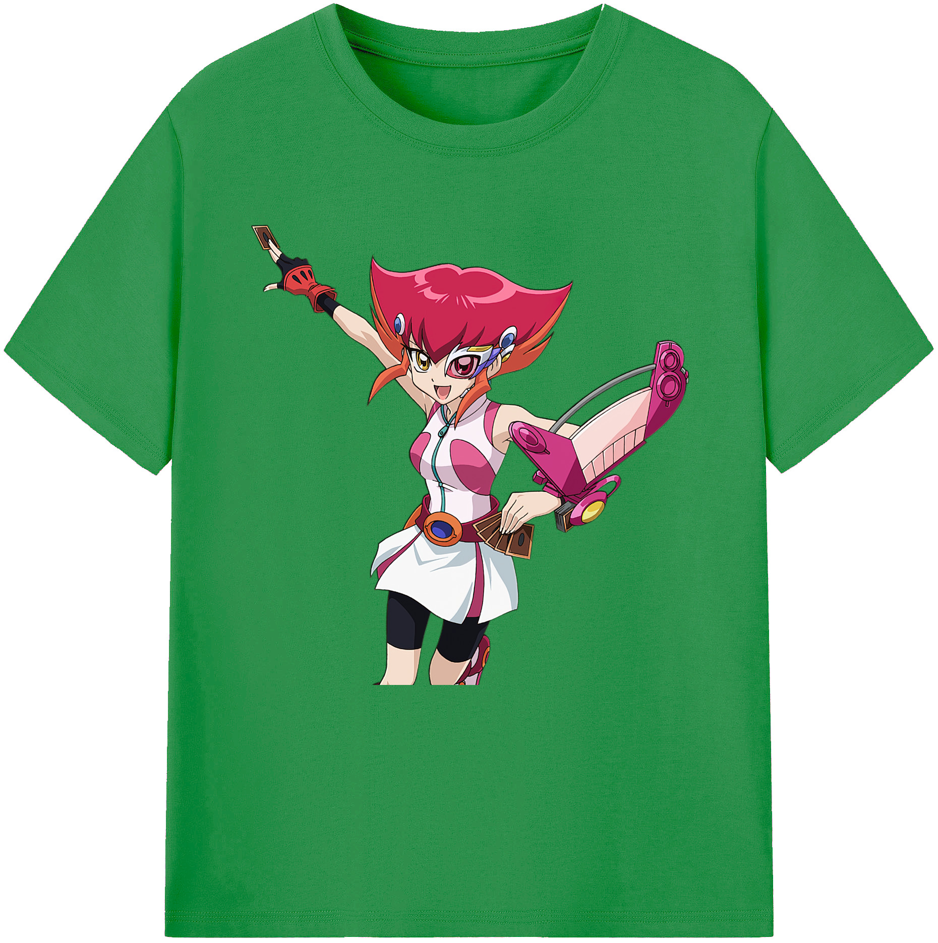 （画像用） 遊☆戯☆王 Yu-Gi-Oh! レディースカジュアルプリントTシャツ（綿100％）