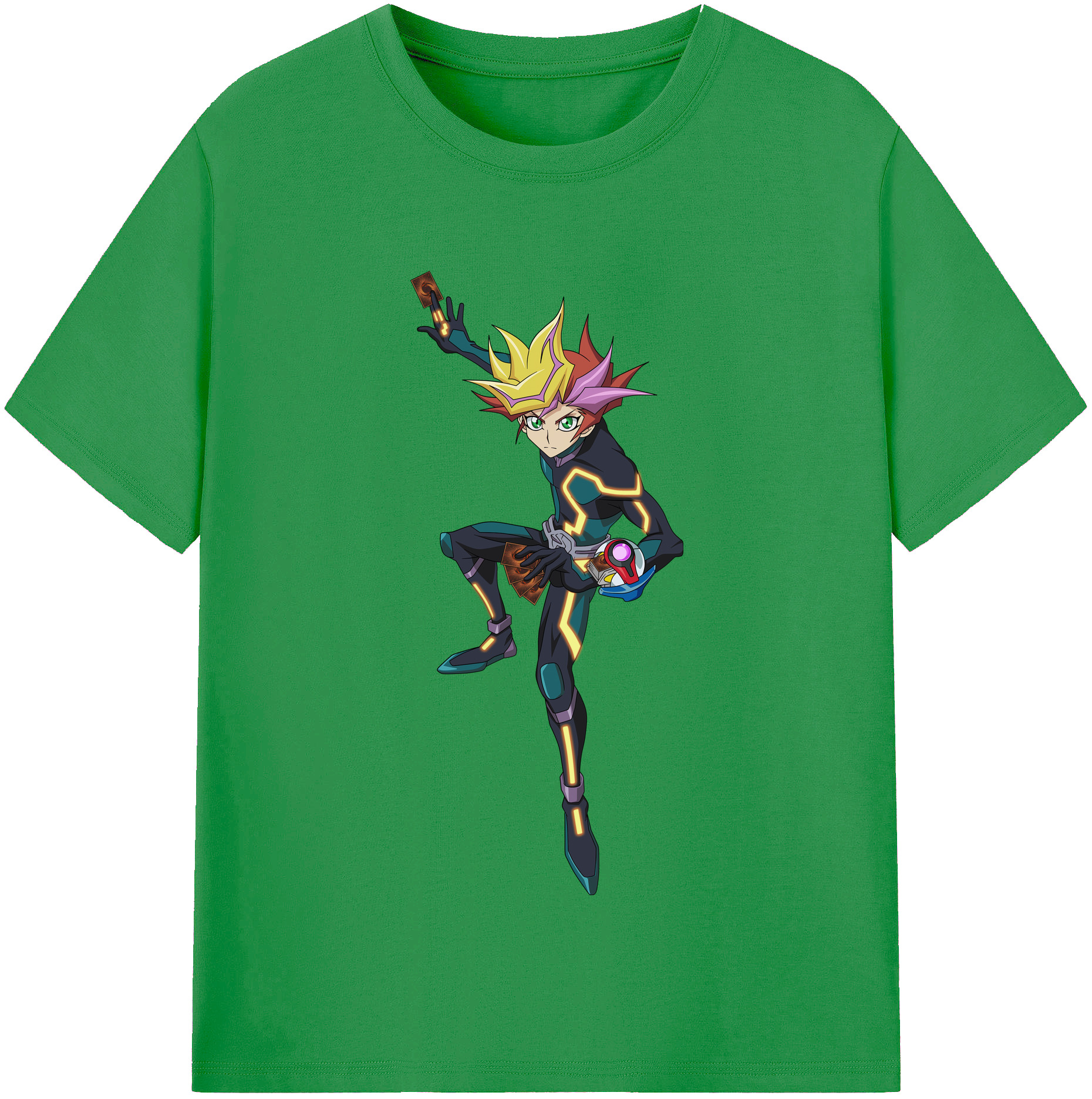 （画像用） 遊☆戯☆王 Yu-Gi-Oh! レディースカジュアルプリントTシャツ（綿100％）
