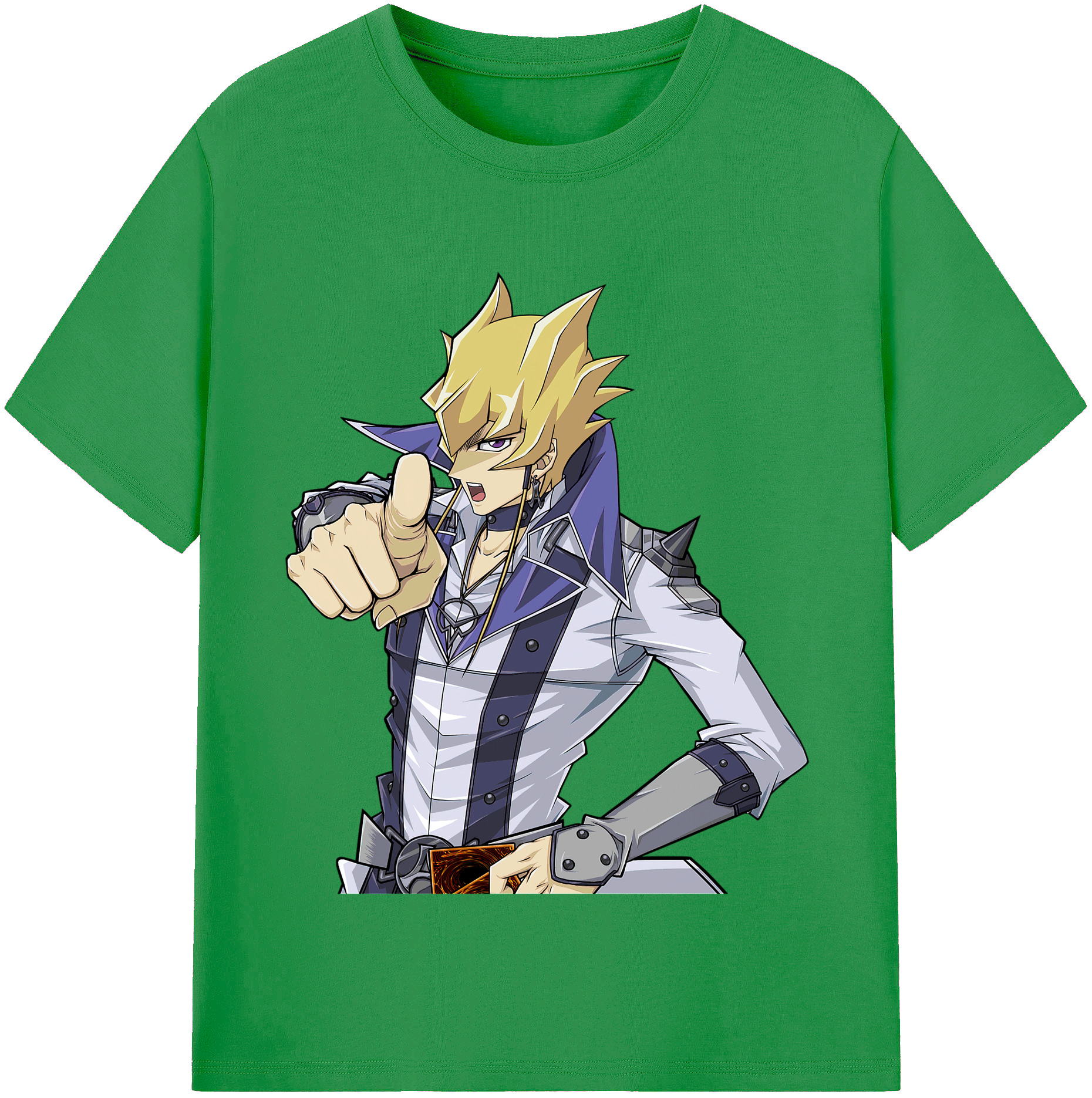 （画像用） 遊☆戯☆王 Yu-Gi-Oh! レディースカジュアルプリントTシャツ（綿100％）