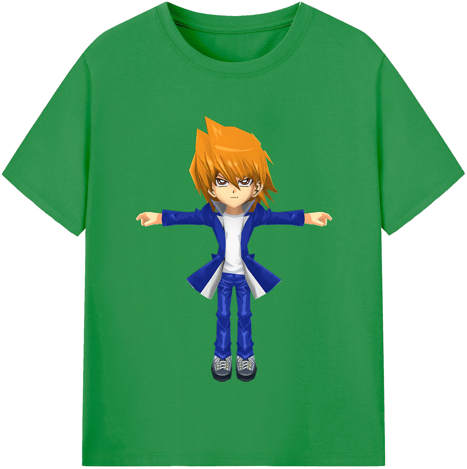 （画像用） 遊☆戯☆王 Yu-Gi-Oh! レディースカジュアルプリントTシャツ（綿100％）