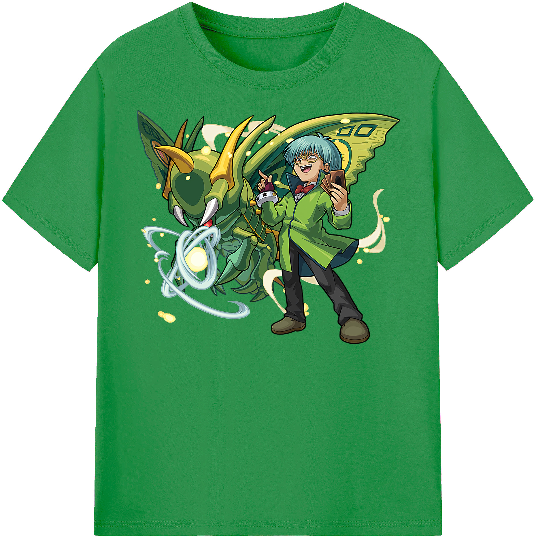 （画像用） 遊☆戯☆王 Yu-Gi-Oh! レディースカジュアルプリントTシャツ（綿100％）