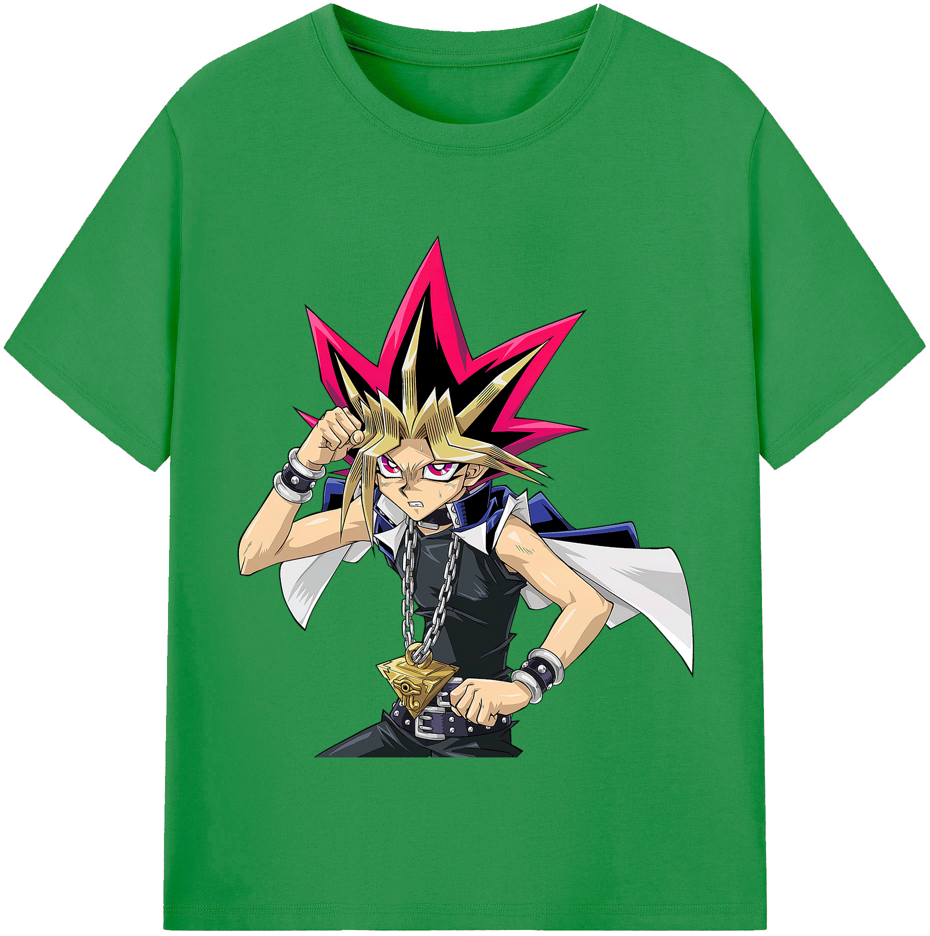 （画像用） 遊☆戯☆王 Yu-Gi-Oh! レディースカジュアルプリントTシャツ（綿100％）