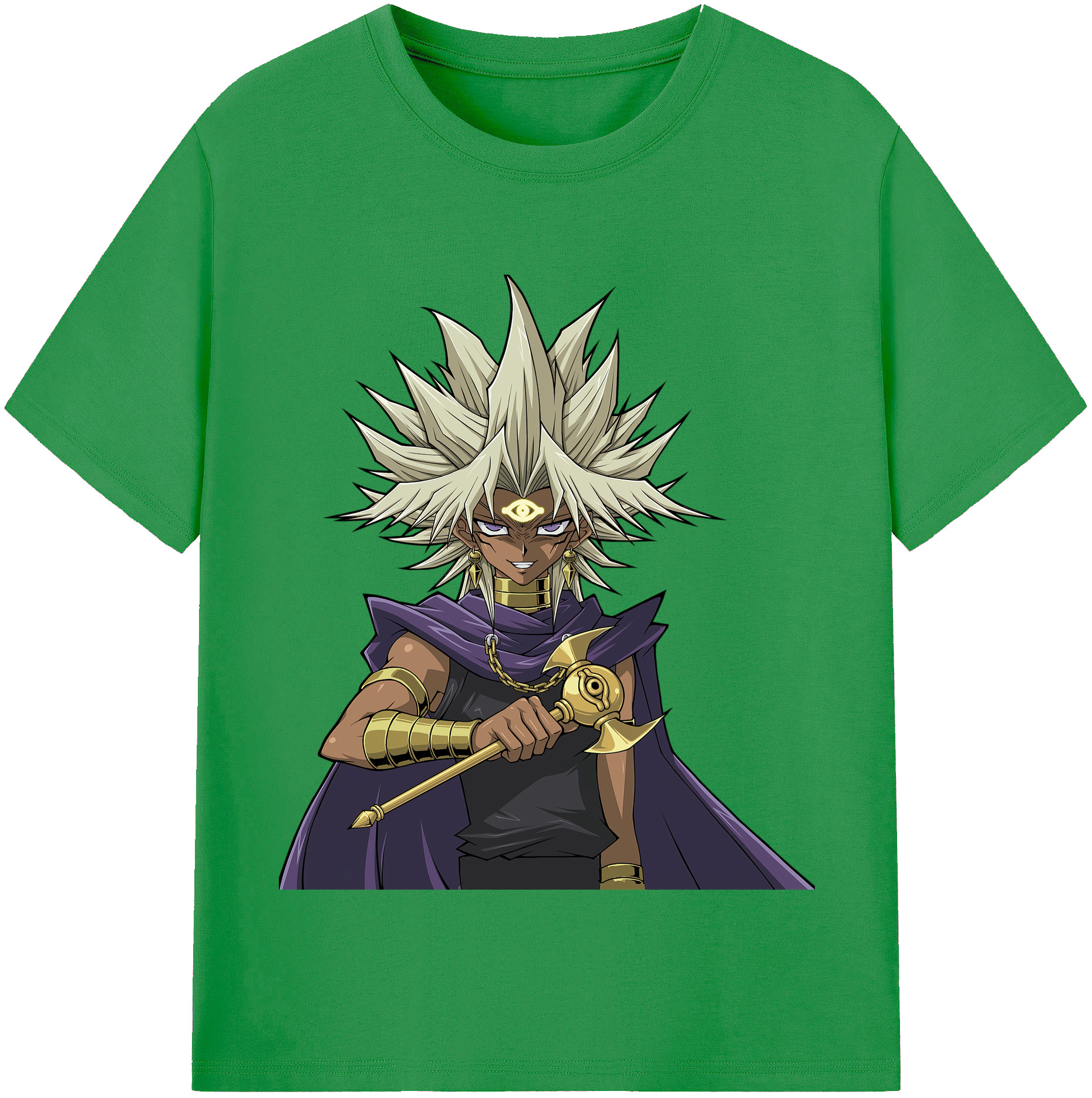 （画像用） 遊☆戯☆王 Yu-Gi-Oh! レディースカジュアルプリントTシャツ（綿100％）