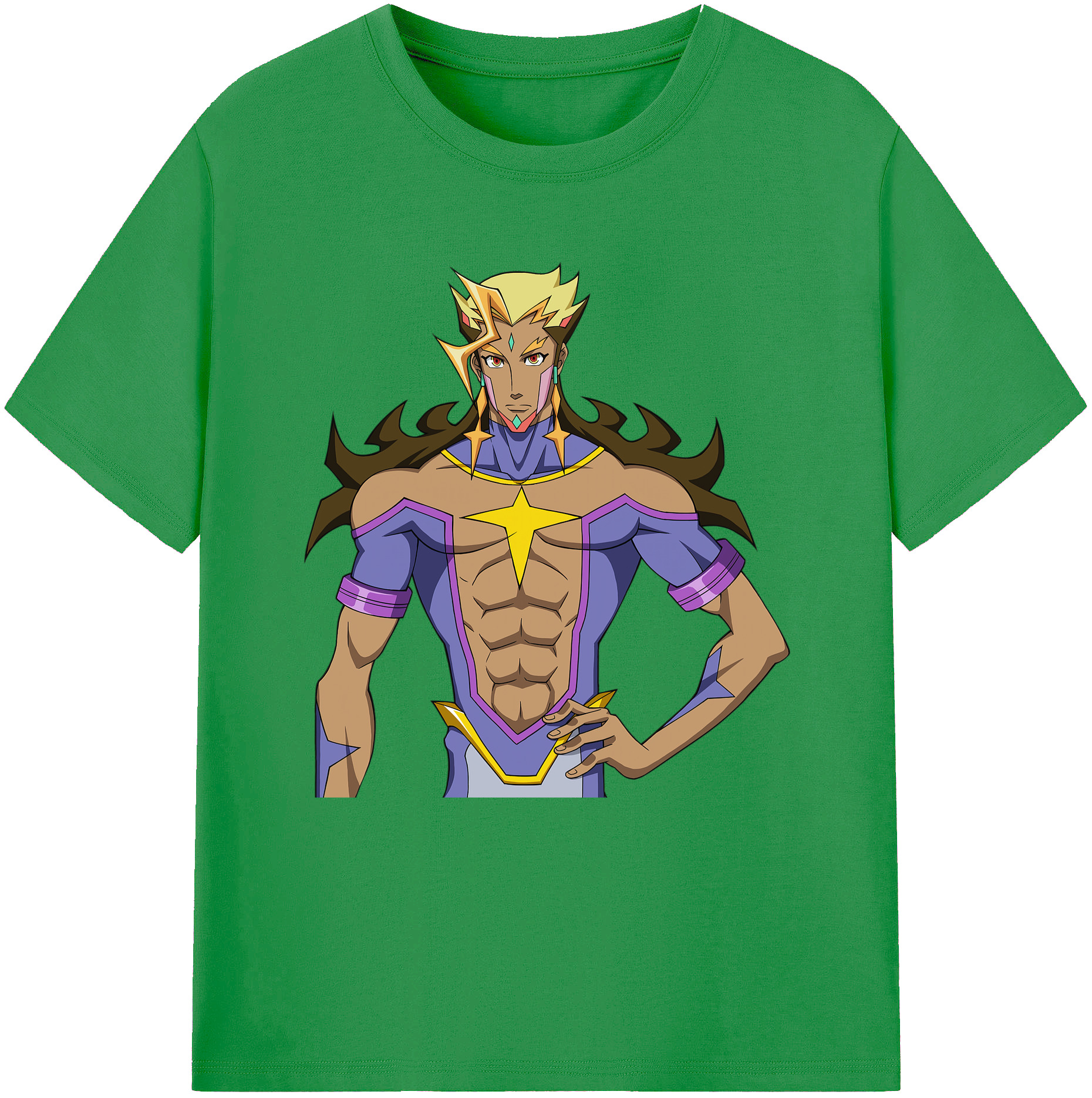 （画像用） 遊☆戯☆王 Yu-Gi-Oh! レディースカジュアルプリントTシャツ（綿100％）