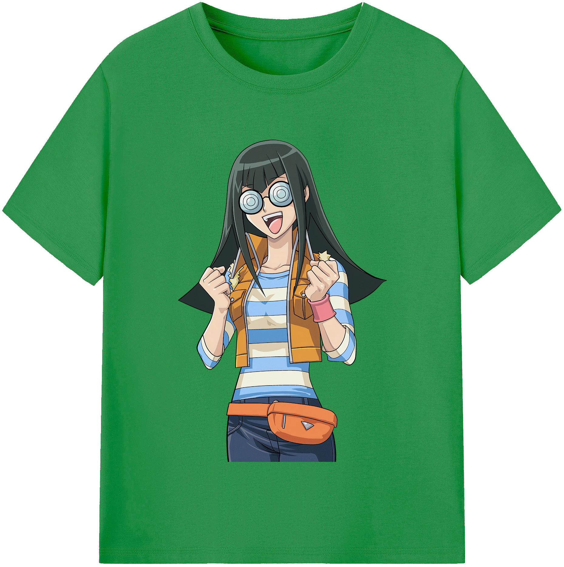 （画像用） 遊☆戯☆王 Yu-Gi-Oh! レディースカジュアルプリントTシャツ（綿100％）