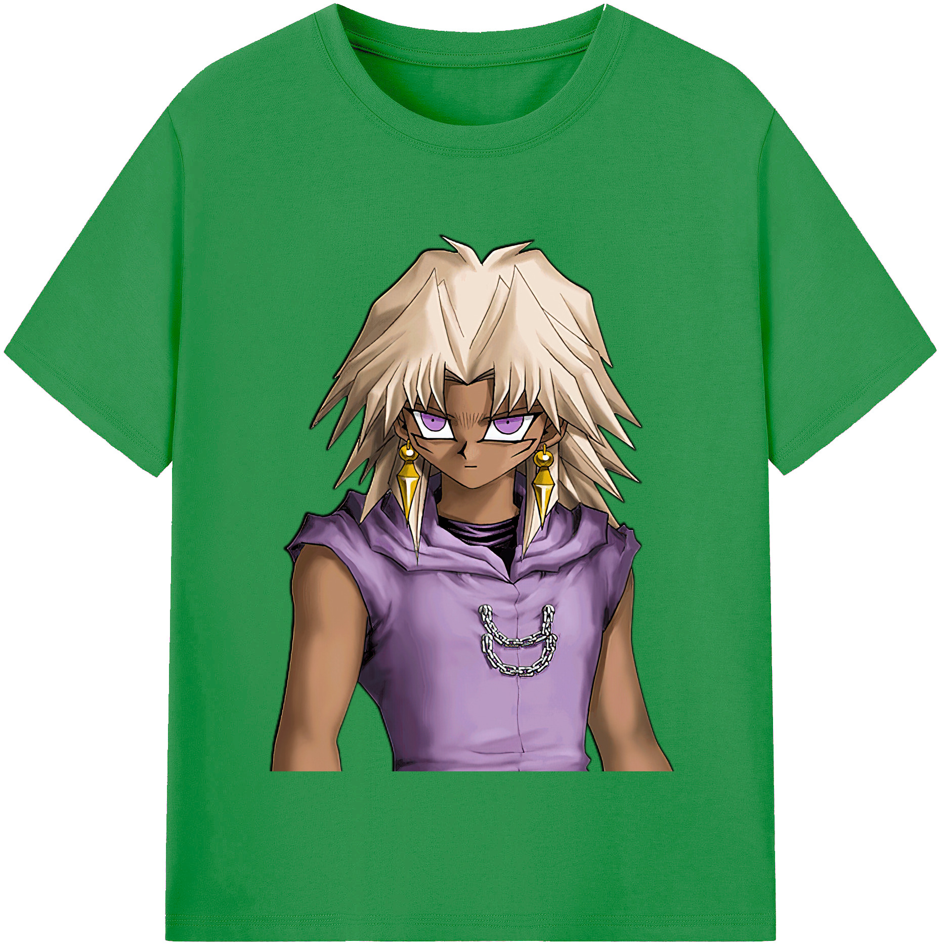 （画像用） 遊☆戯☆王 Yu-Gi-Oh! レディースカジュアルプリントTシャツ（綿100％）