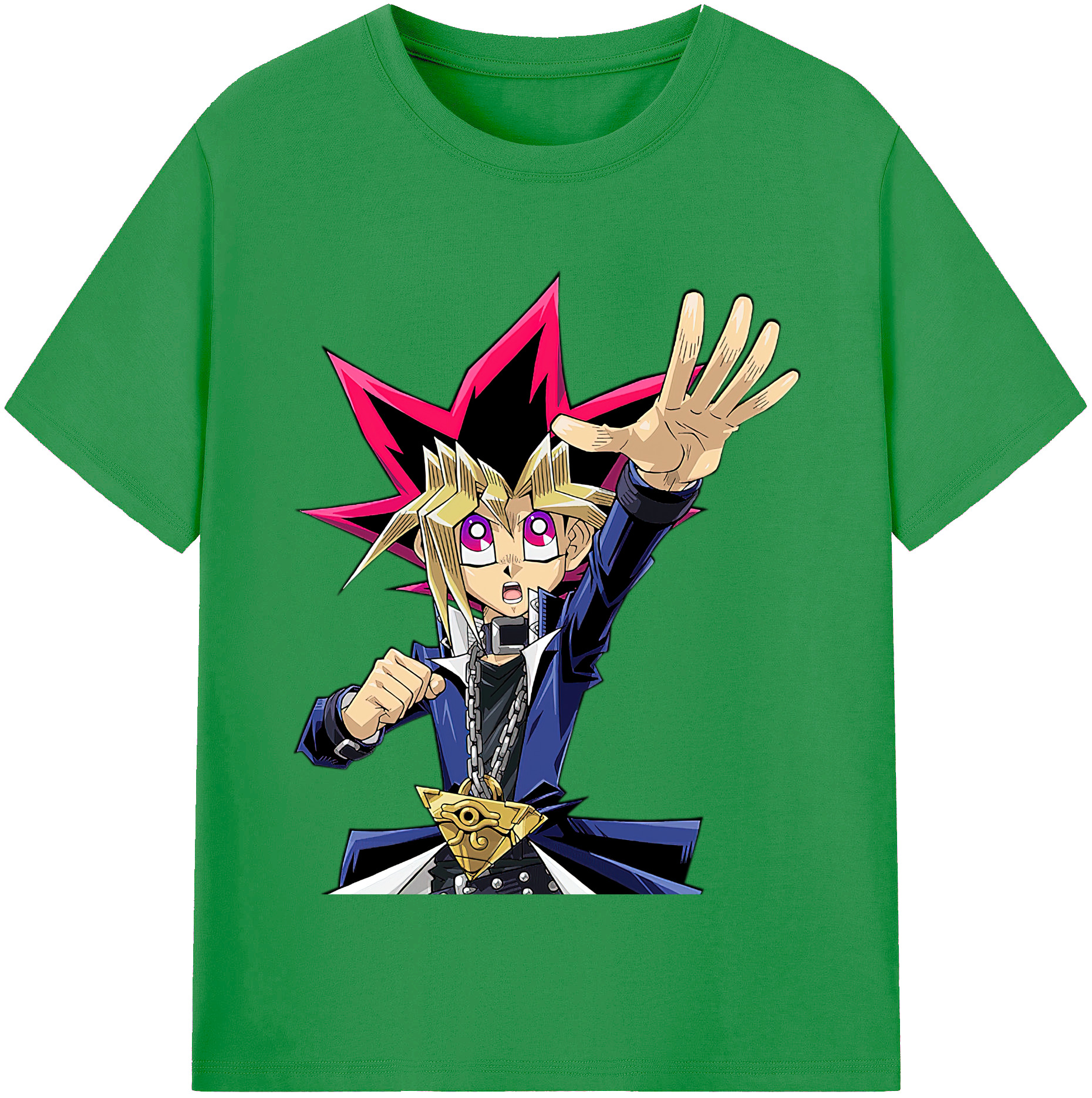 （画像用） 遊☆戯☆王 Yu-Gi-Oh! レディースカジュアルプリントTシャツ（綿100％）