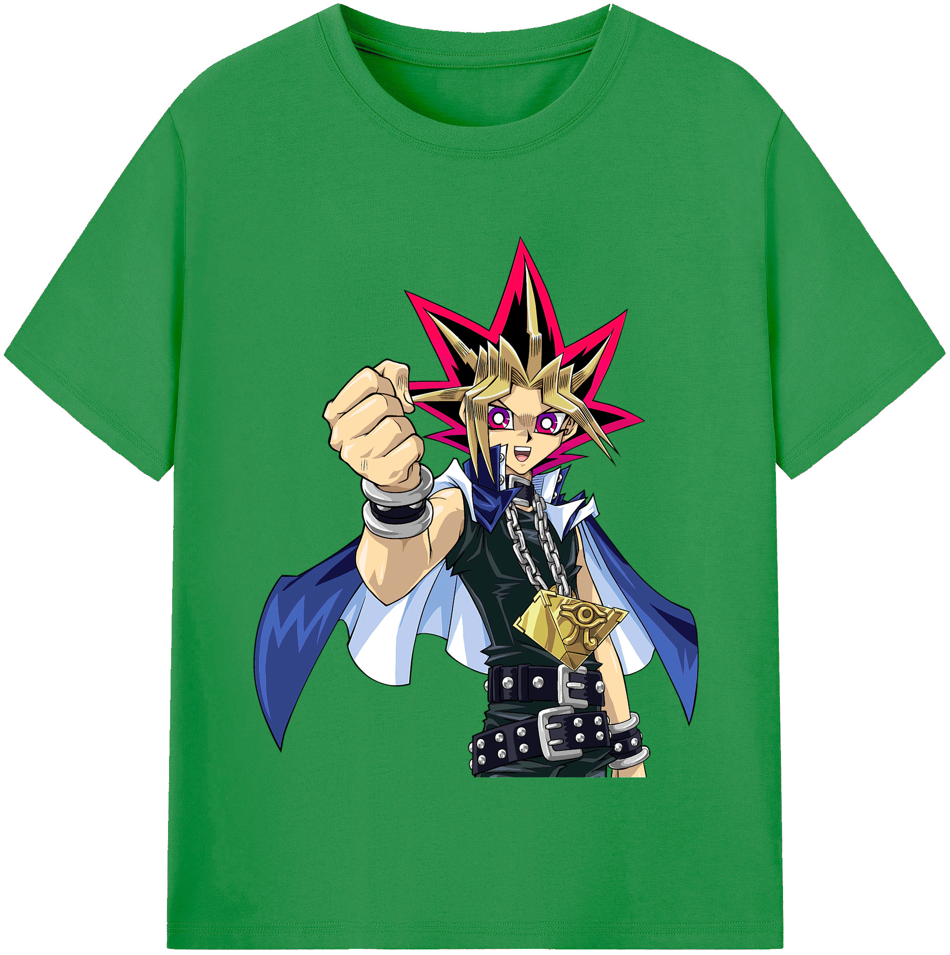 （画像用） 遊☆戯☆王 Yu-Gi-Oh! レディースカジュアルプリントTシャツ（綿100％）