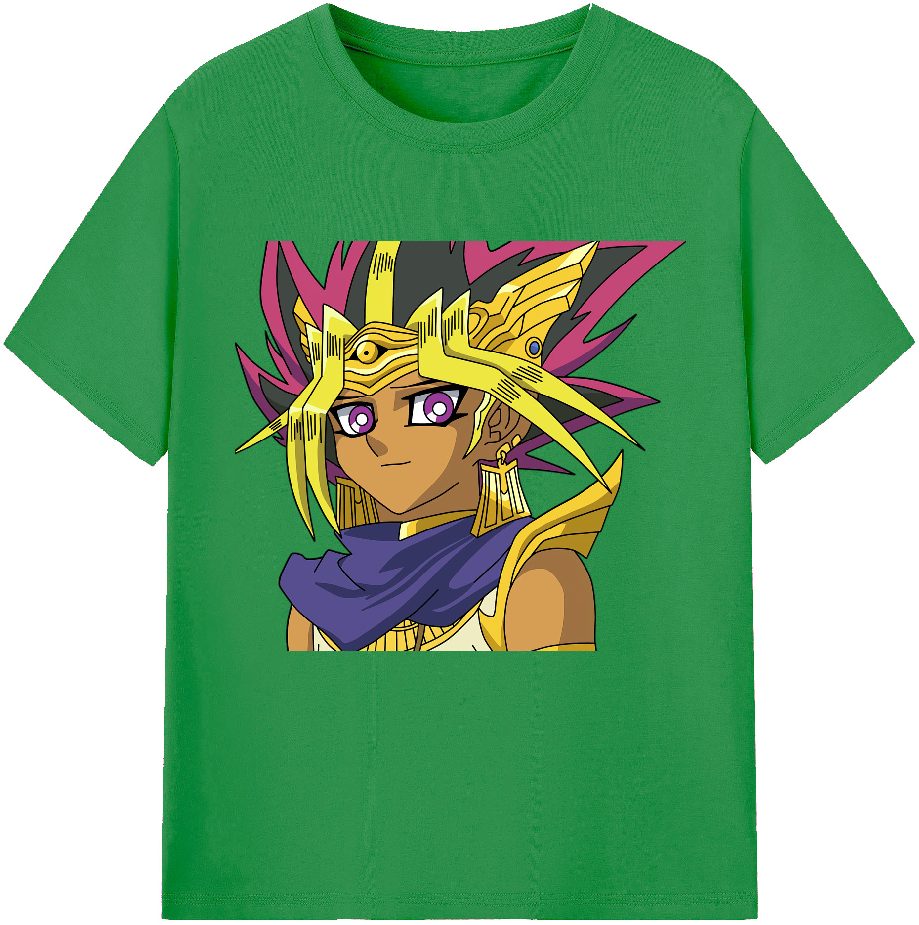 （画像用） 遊☆戯☆王 Yu-Gi-Oh! レディースカジュアルプリントTシャツ（綿100％）