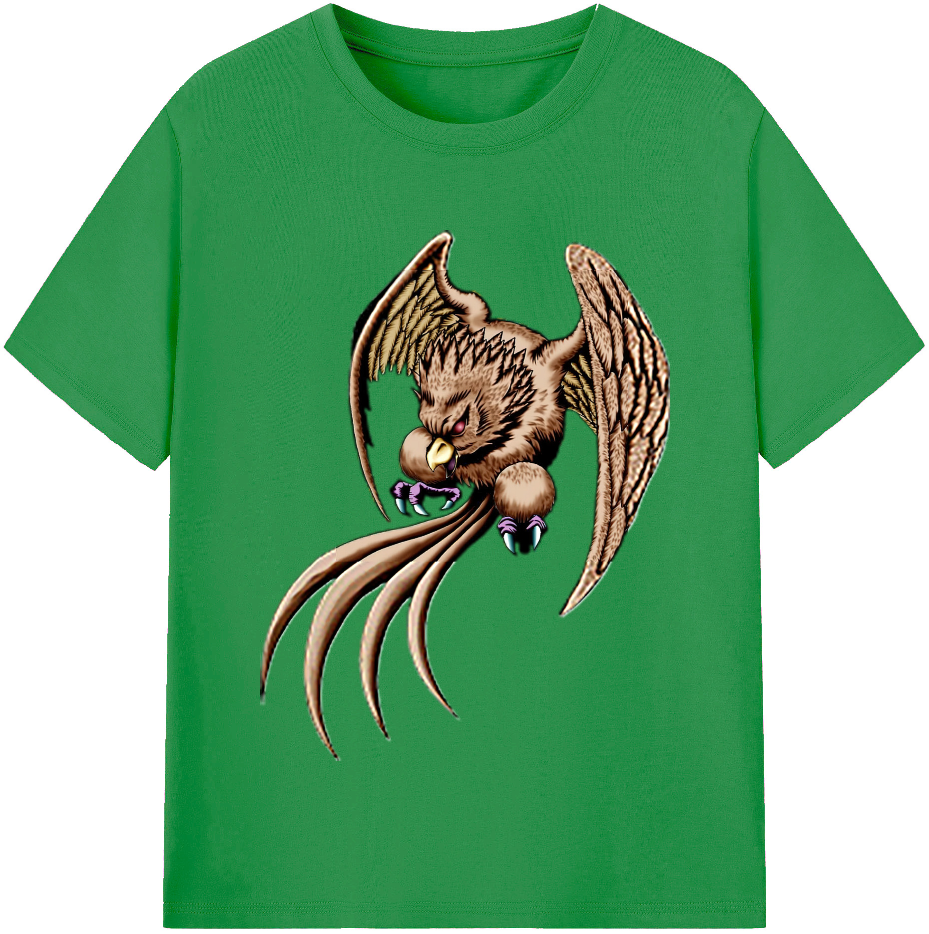 （画像用） 遊☆戯☆王 Yu-Gi-Oh! レディースカジュアルプリントTシャツ（綿100％）